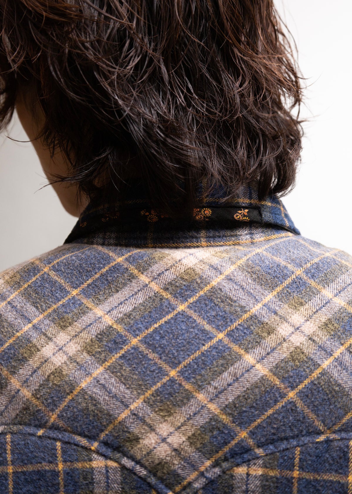 [KHOKI] Vintage-effect Checked Puffer