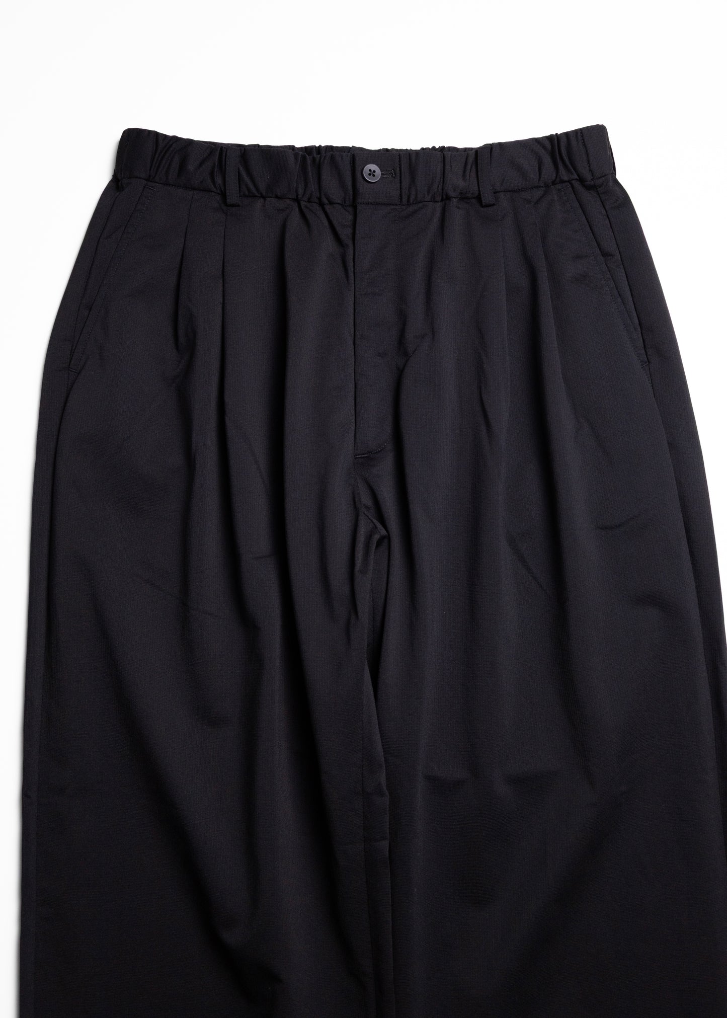 [KANEMASA PHIL.] 36G Nylon Tuck Easy Pants
