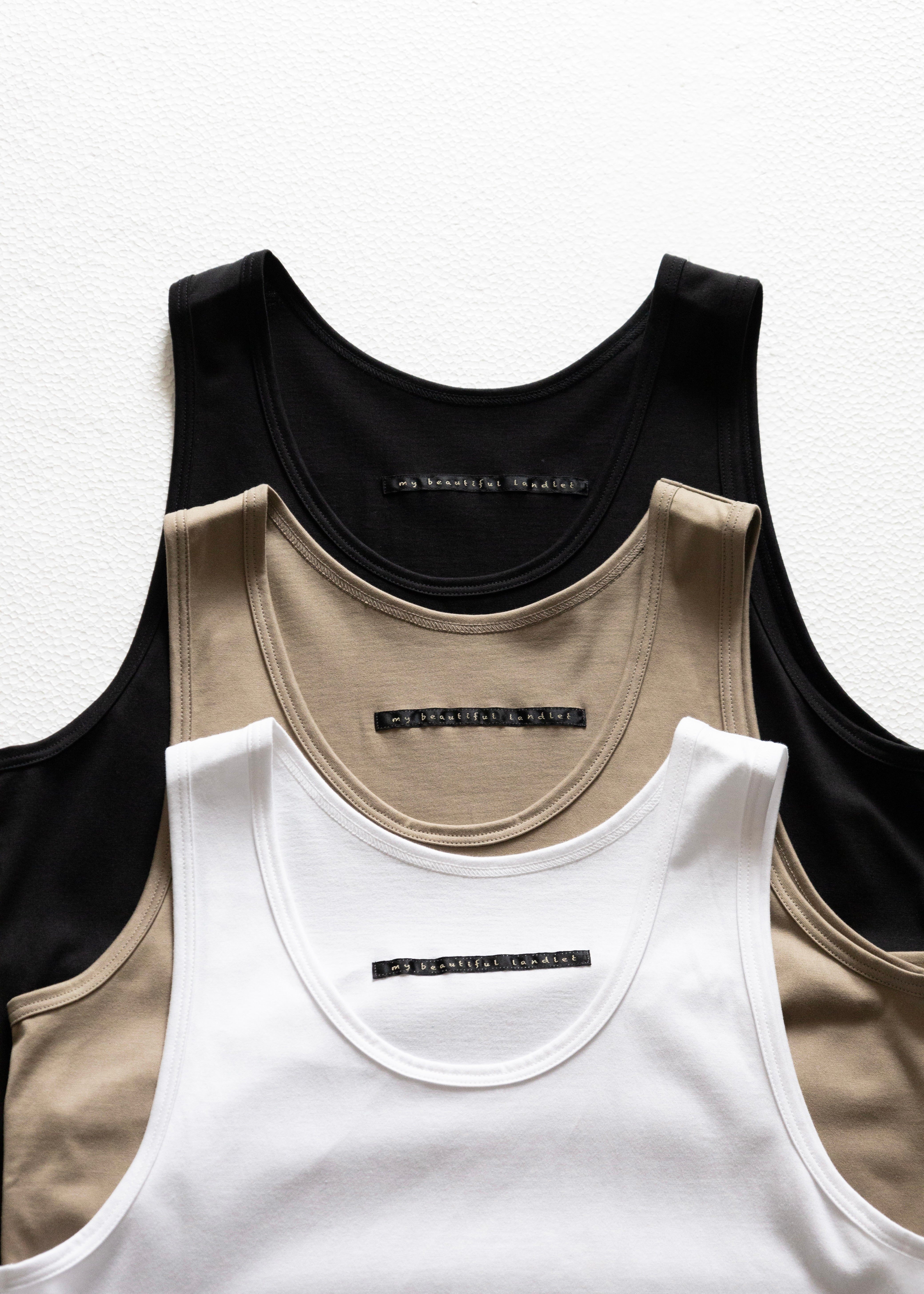 my beautiful landlet]MERCERIZATION JERSEY STANDARD TANK TOP - 通販 /正規取扱店 –  process