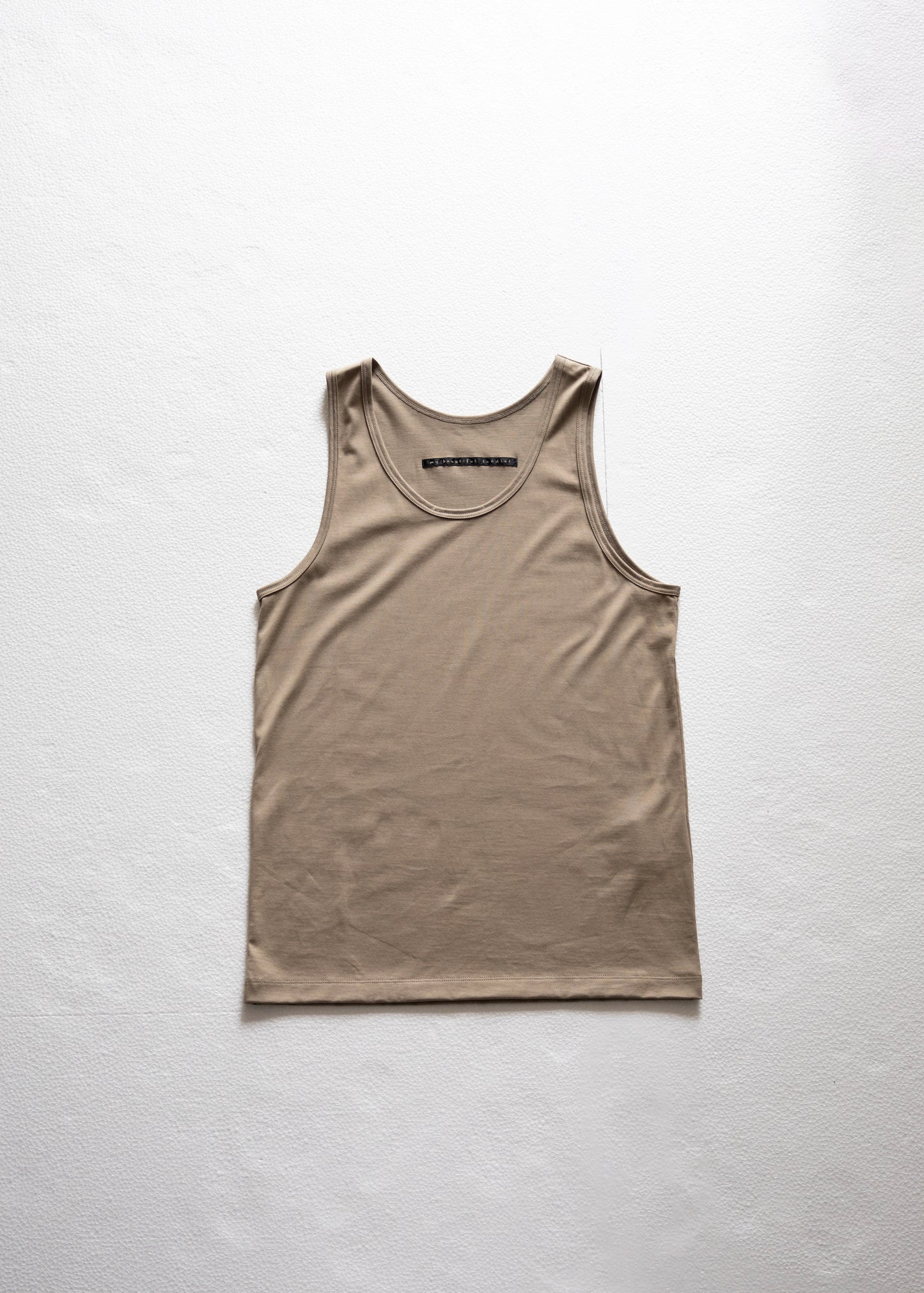 [my beautiful landlet]MERCERIZATION JERSEY STANDARD TANK TOP