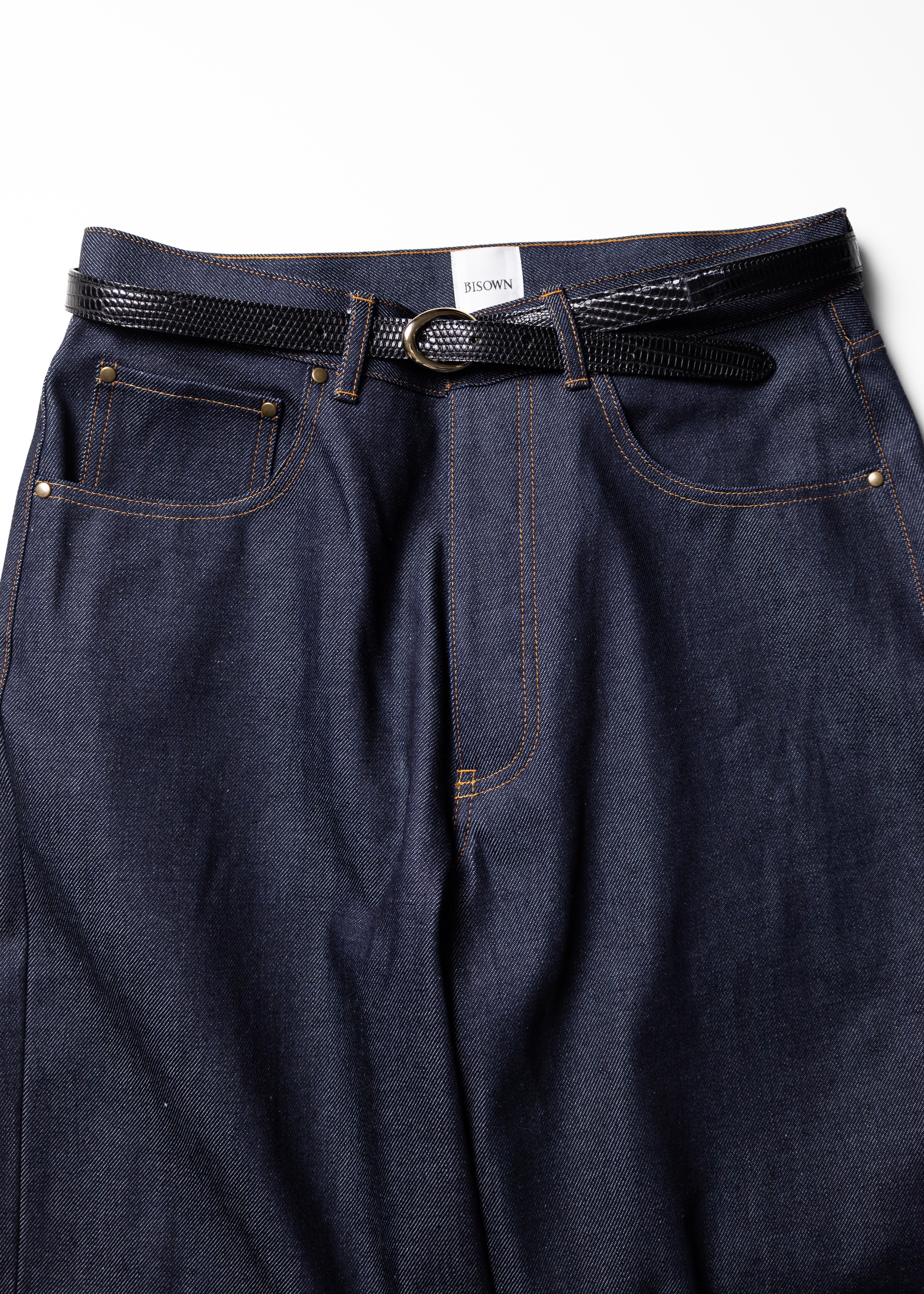 BISOWN(ビソウン)/BISOWN DENIM BISOWN/ビソウン BISOWN WIDE MIDDLE DENIM
