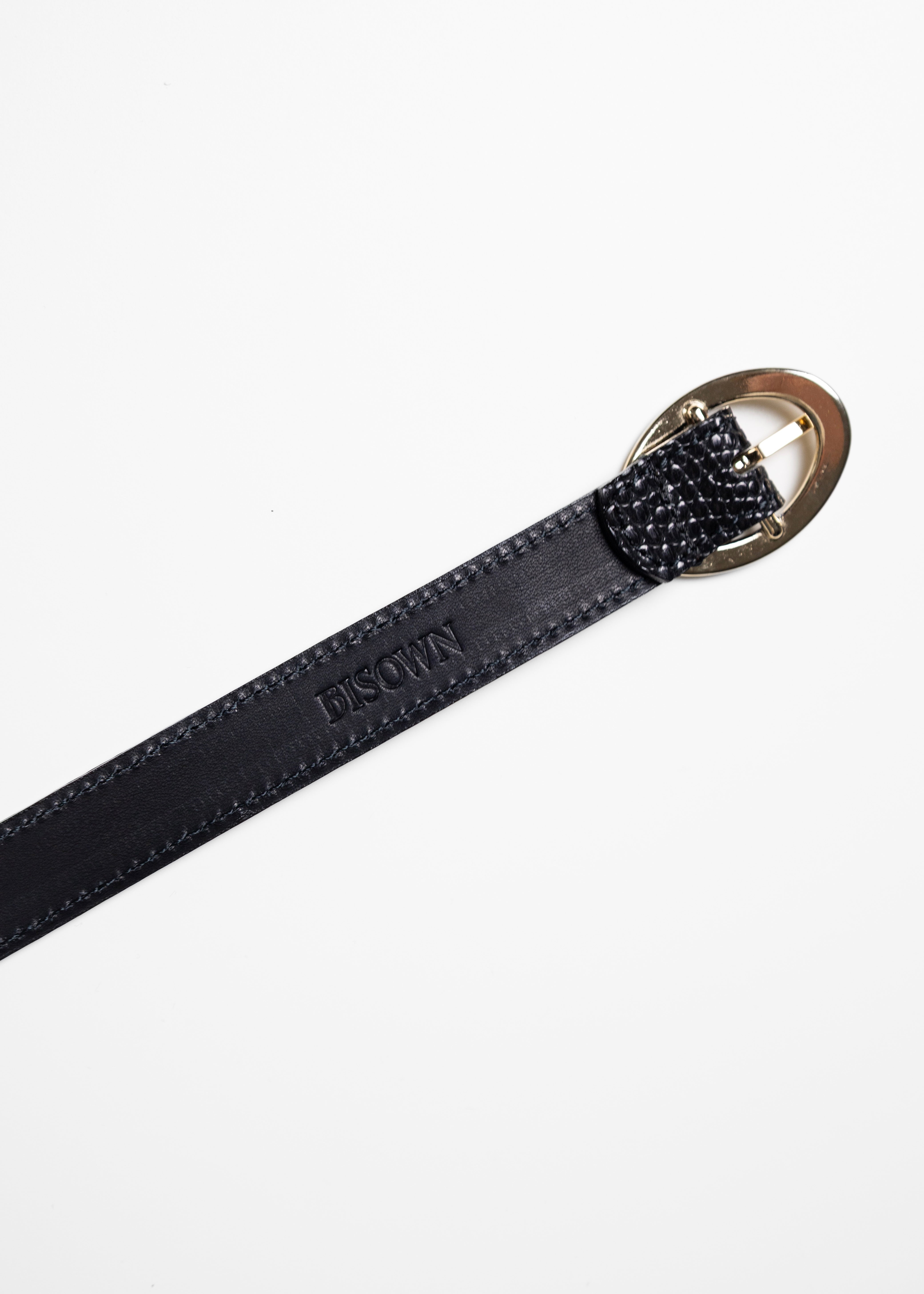 BISOWN（ビソウン）LIZARD OVAL BELT – process