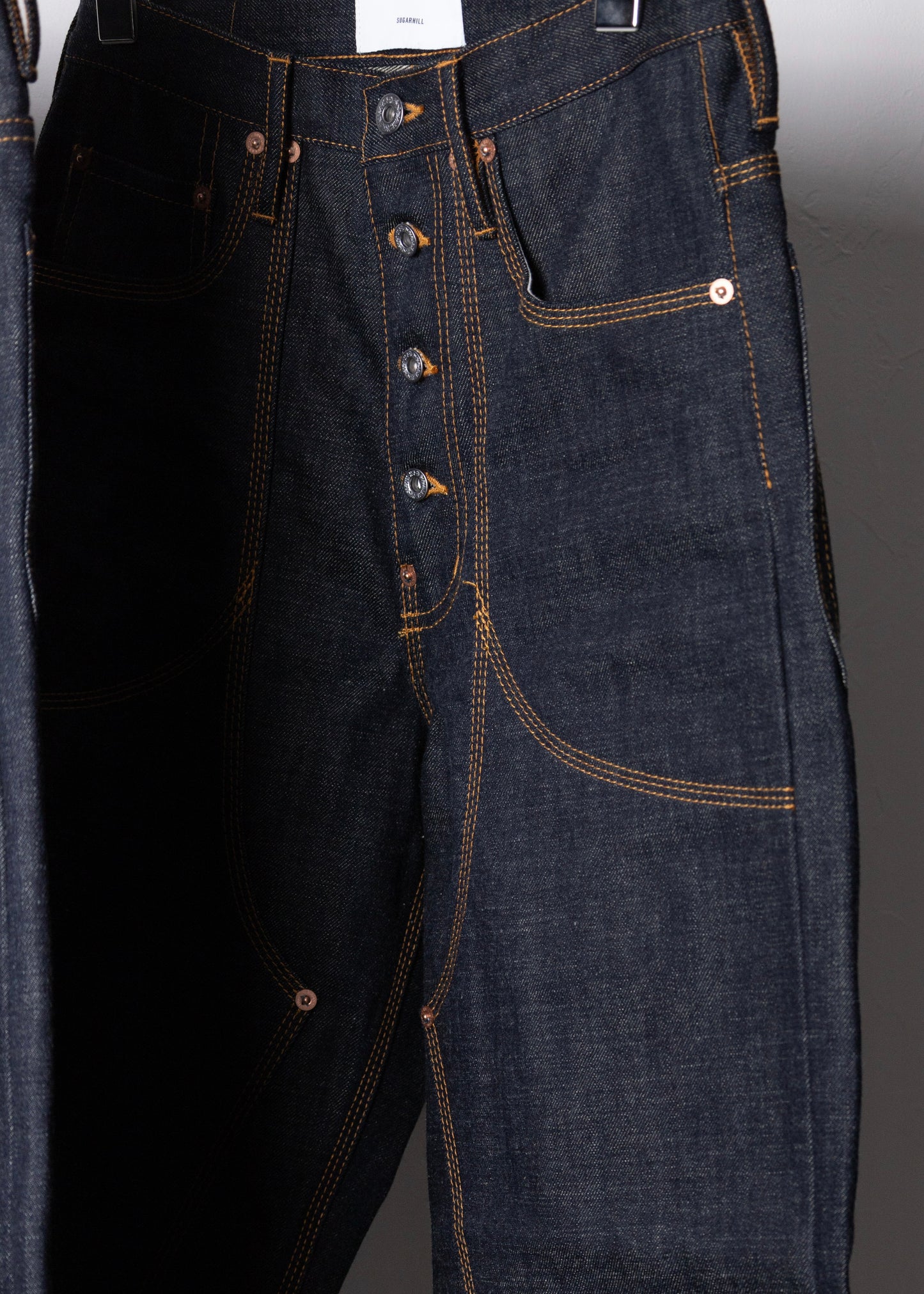 [SUGARHILL] CLASSIC DOUBLE KNEE DENIM PANTS