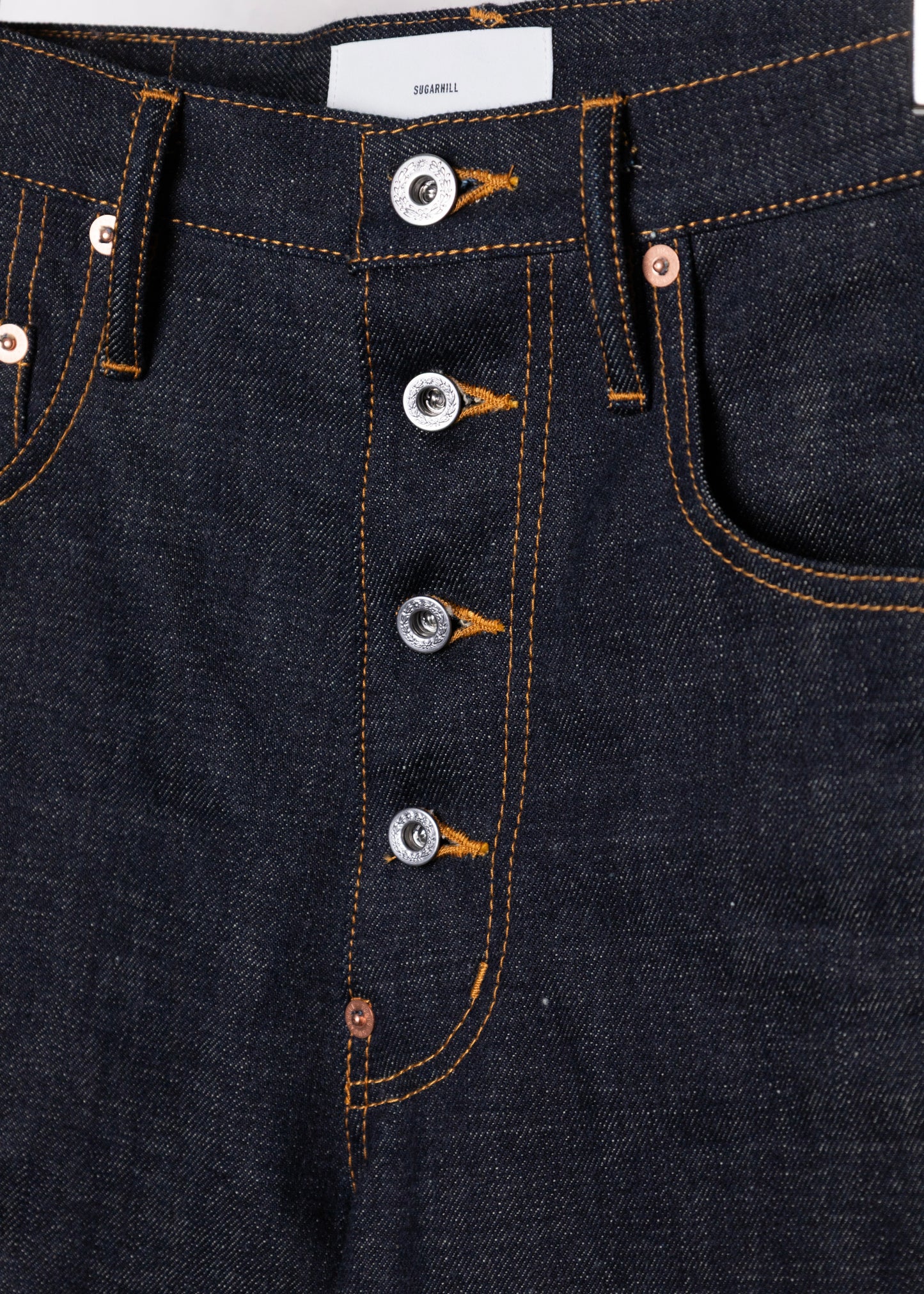 [SUGARHILL] CLASSIC DOUBLE KNEE DENIM PANTS