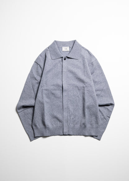 [ANOTHER OFFICE] Hidden Button Collar Cardigan