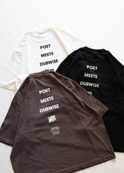 [POET MEETS DUBWISE]PMD Loose fit LOGO T-shirt