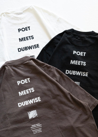 [POET MEETS DUBWISE]PMD Loose fit LOGO T-shirt