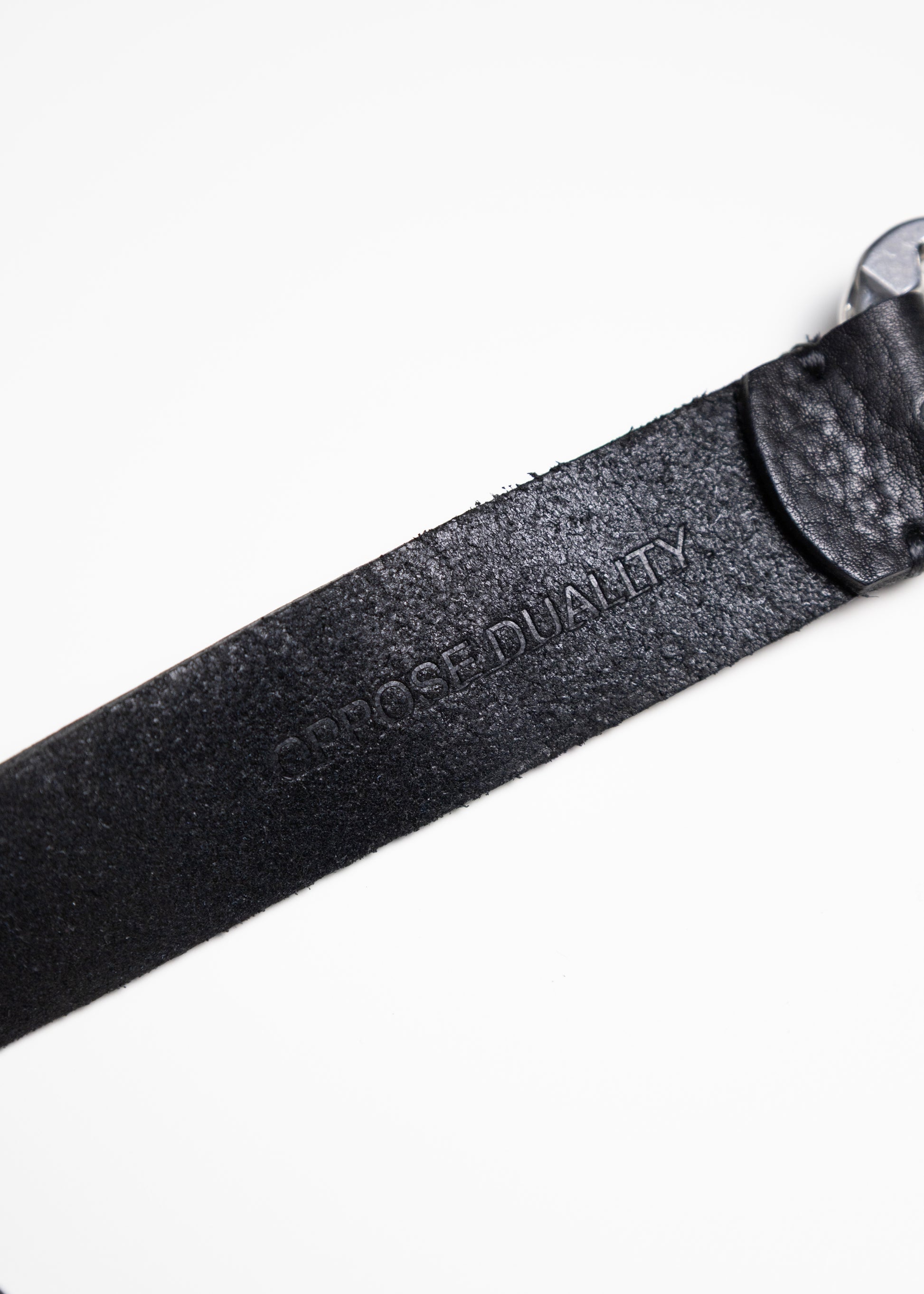 OPPOSE DUALITY Carabiner Belt ベルト レザー カラビナ 背面