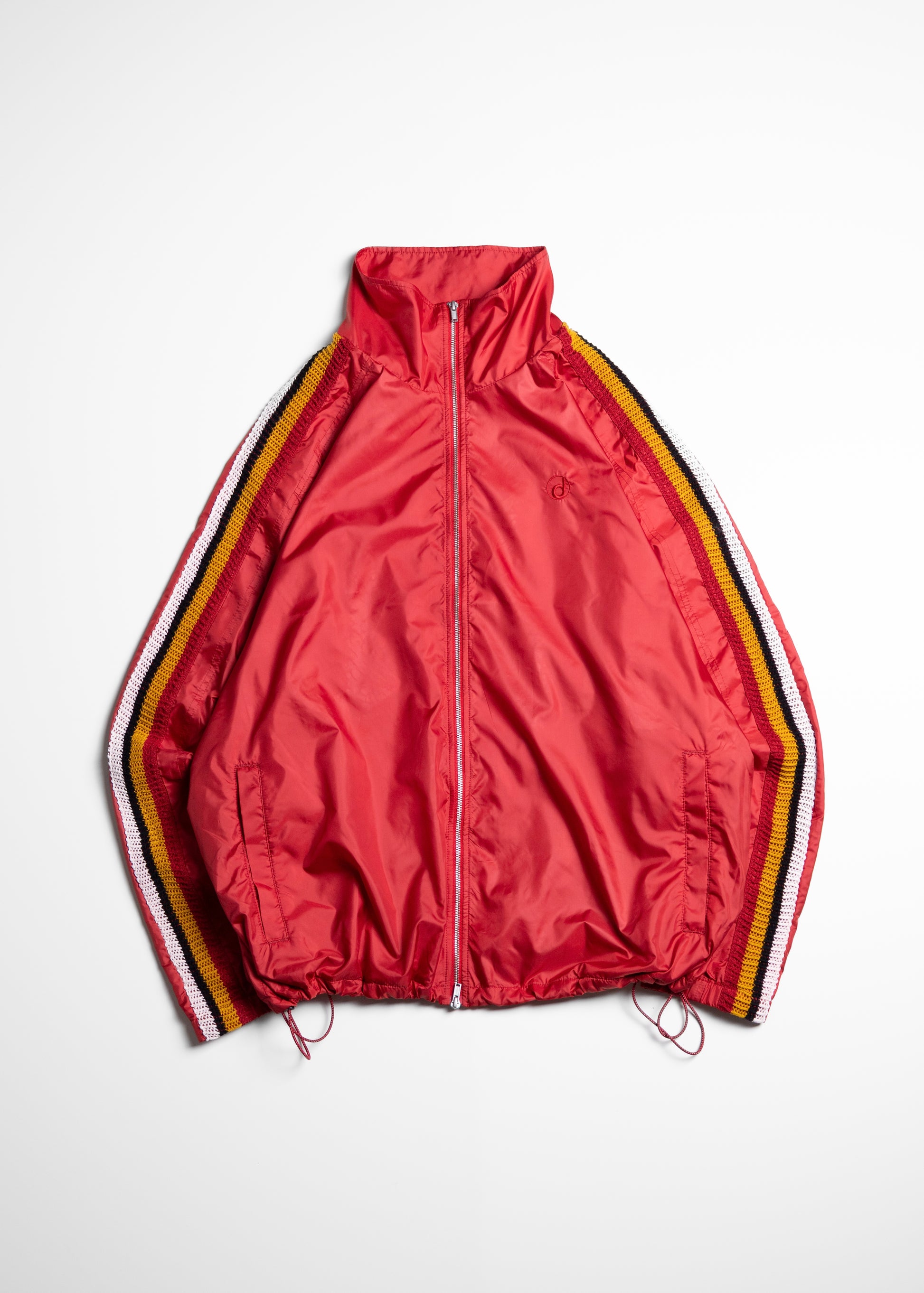 The DUFFER N NEPHEWS TRACK JACKET POLYESTER トラックジャケット 正面 RED