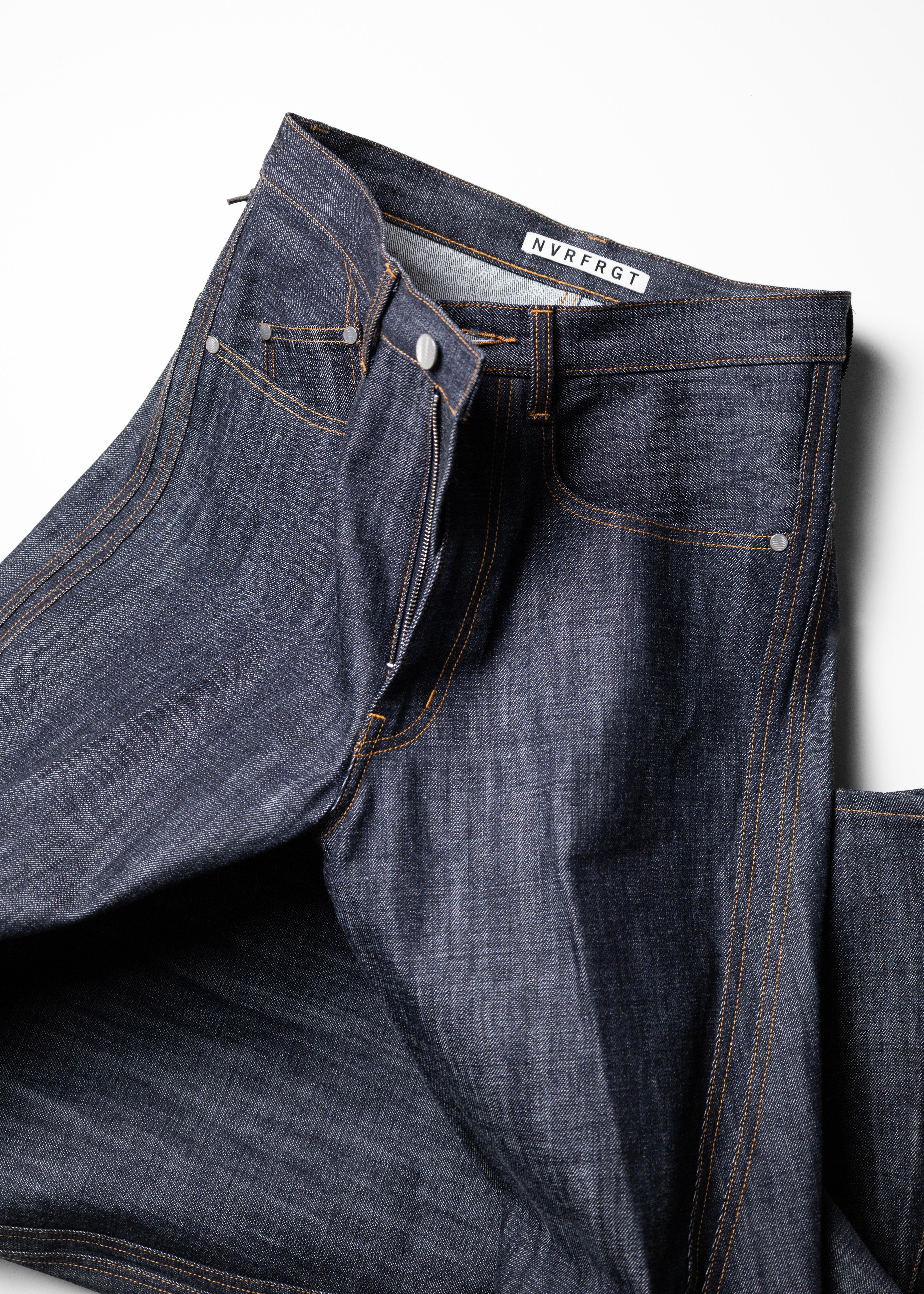 NVRFRGT（ネヴァーフォーゲット）3D TWISTED WIDE LEG JEANS – process