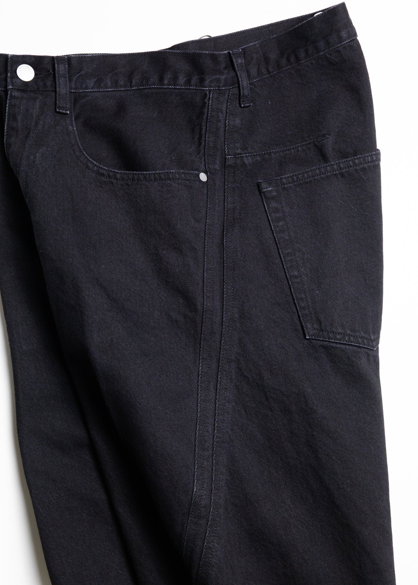 [NVRFRGT] 3D TWISTED WIDE LEG JEANS