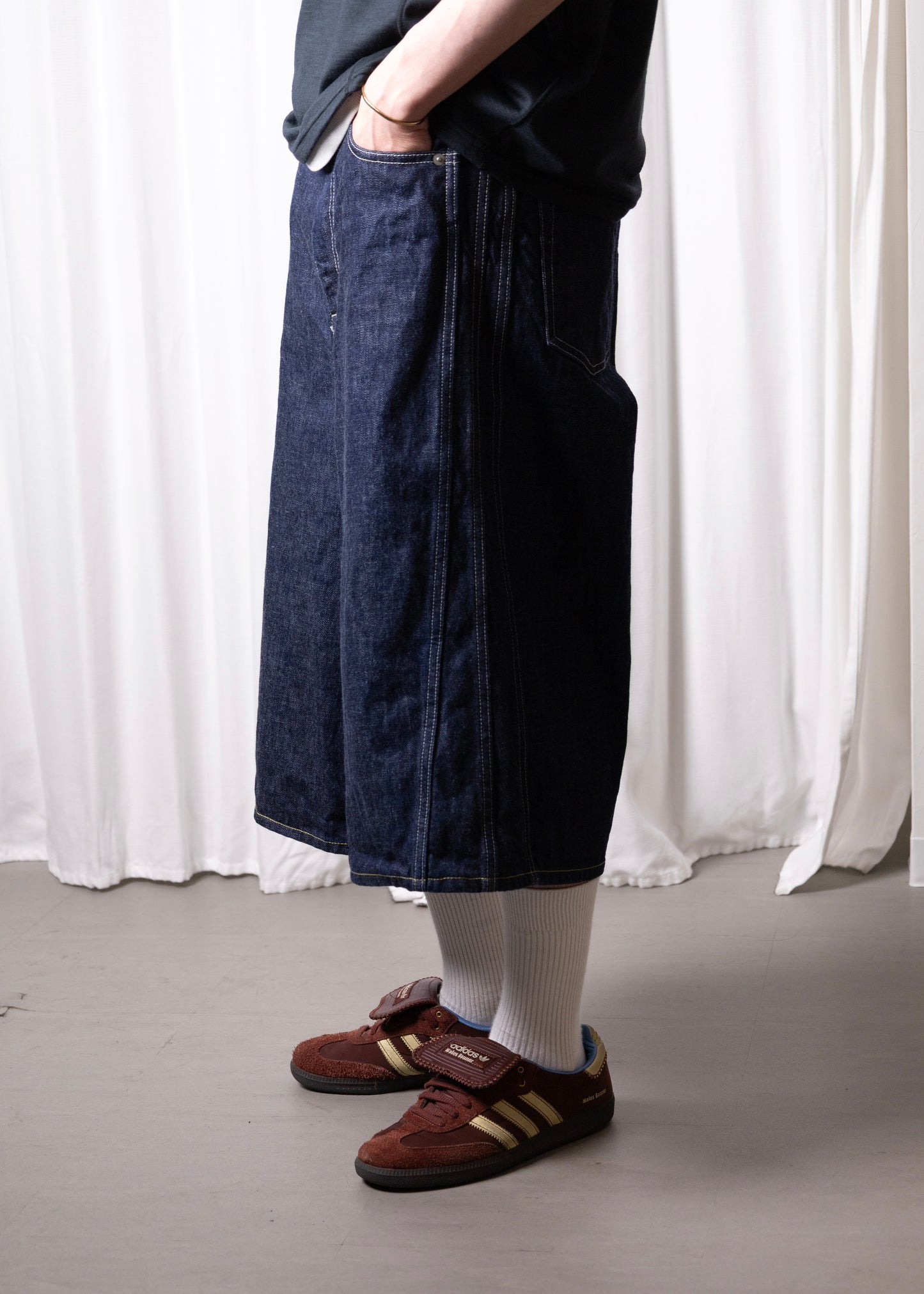 [ROTOL] TRIPLE SEAMS 6P DENIM SHORTS