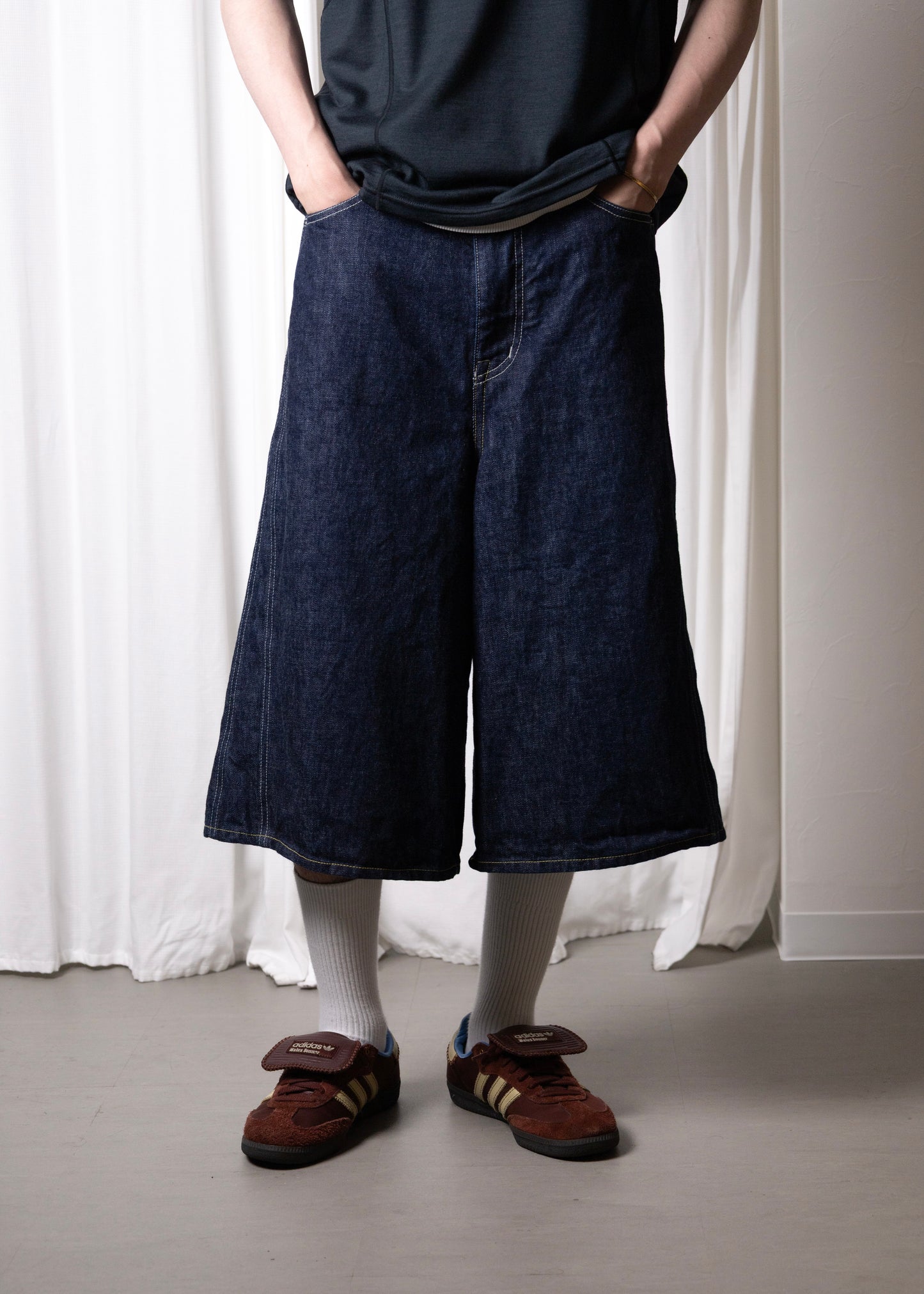 [ROTOL] TRIPLE SEAMS 6P DENIM SHORTS