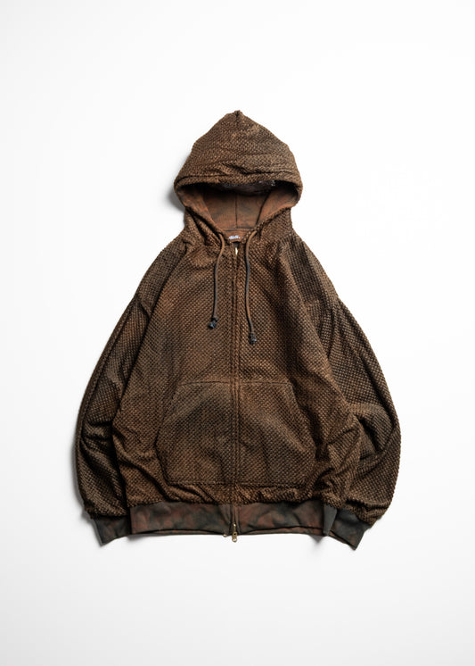 [diidii] Reversible Double Raschel Hoodie