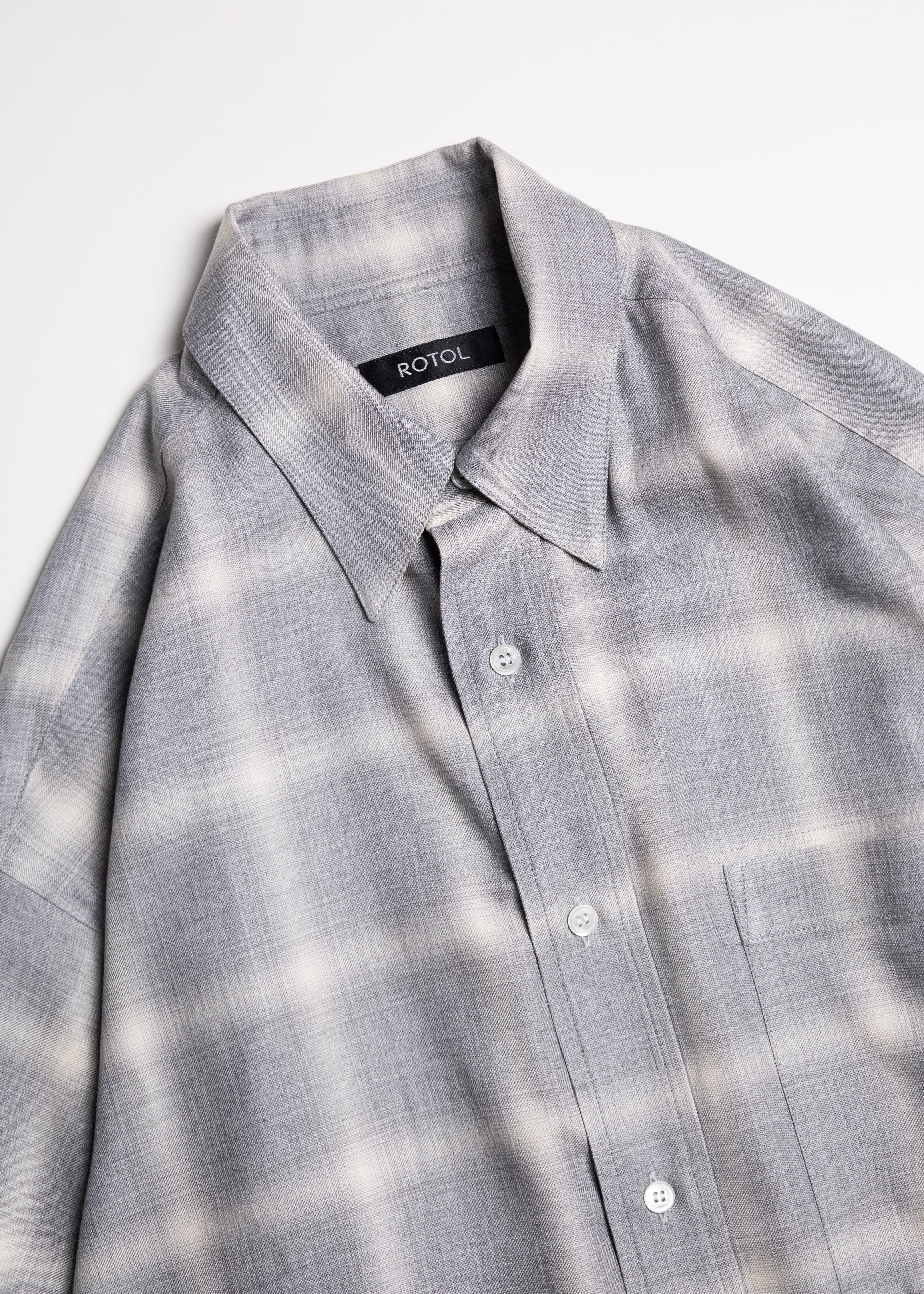 ROTOL（ロトル）Ombre Wide Shirt for process