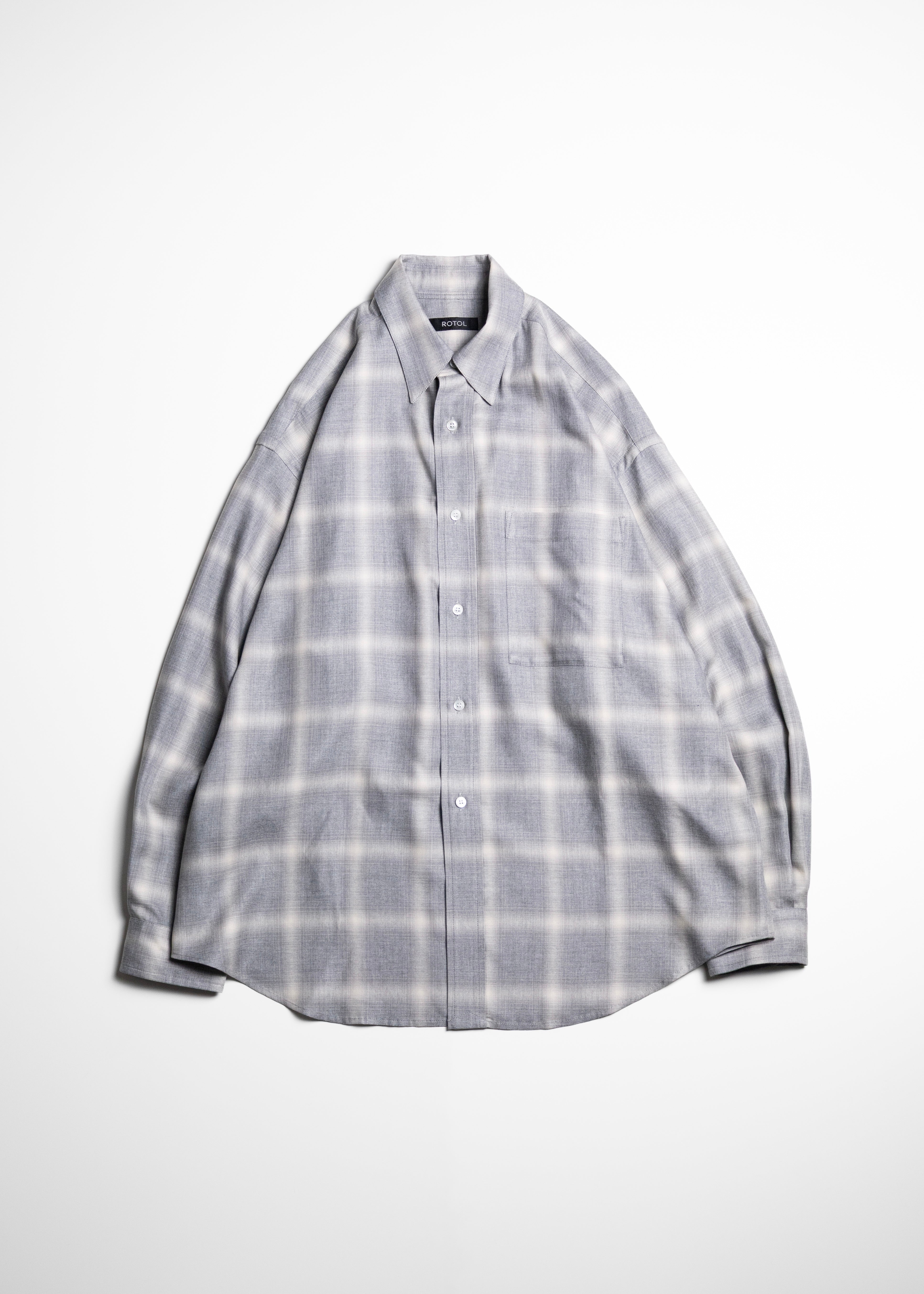 ROTOL（ロトル）Ombre Wide Shirt for process