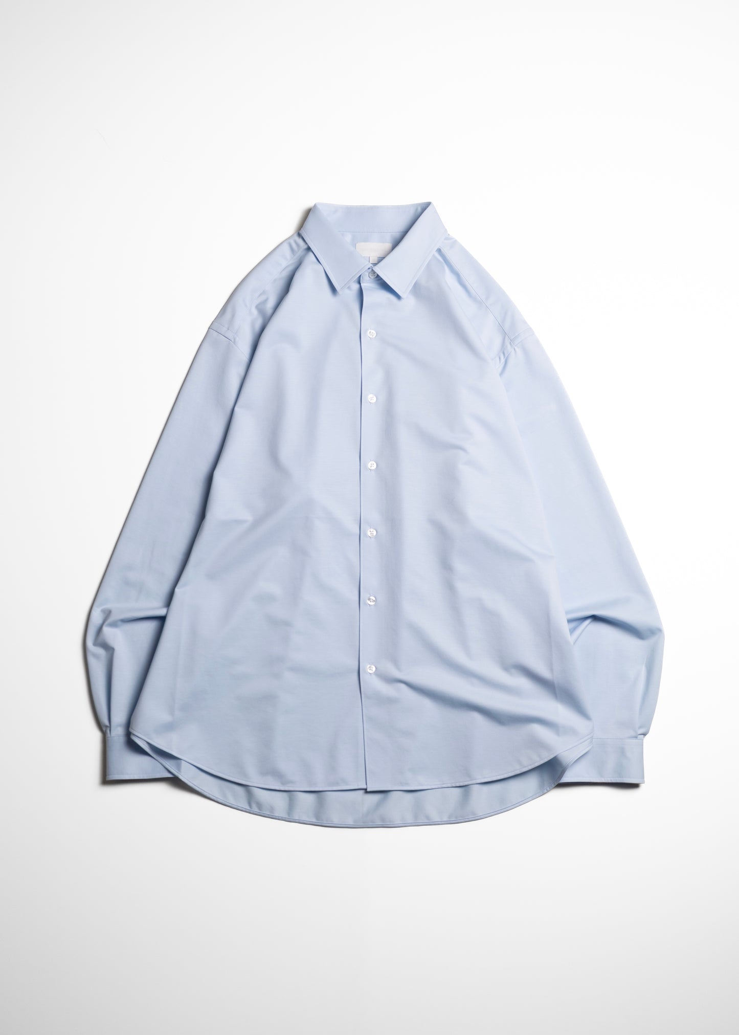 KANEMASA PHIL. 46G Atmosphere Shirt シャツ 正面 BLUE