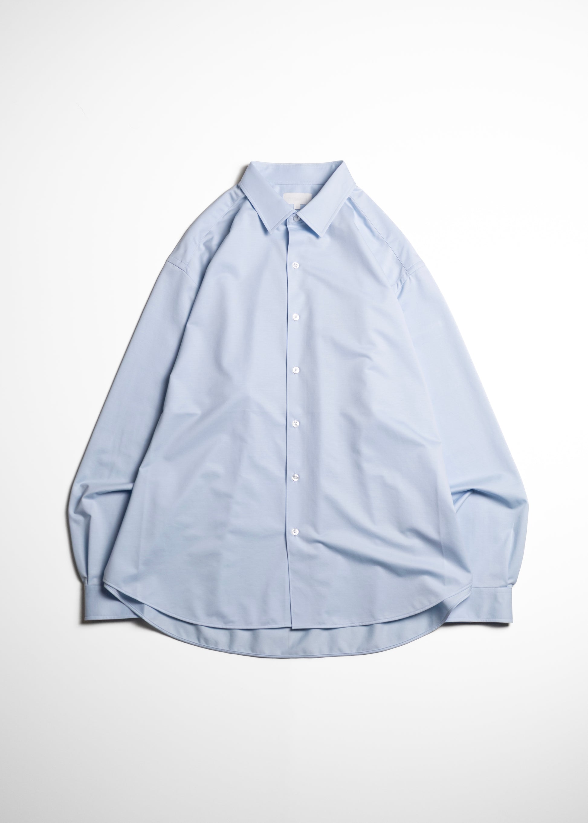 KANEMASA PHIL. 46G Atmosphere Shirt シャツ 正面 BLUE