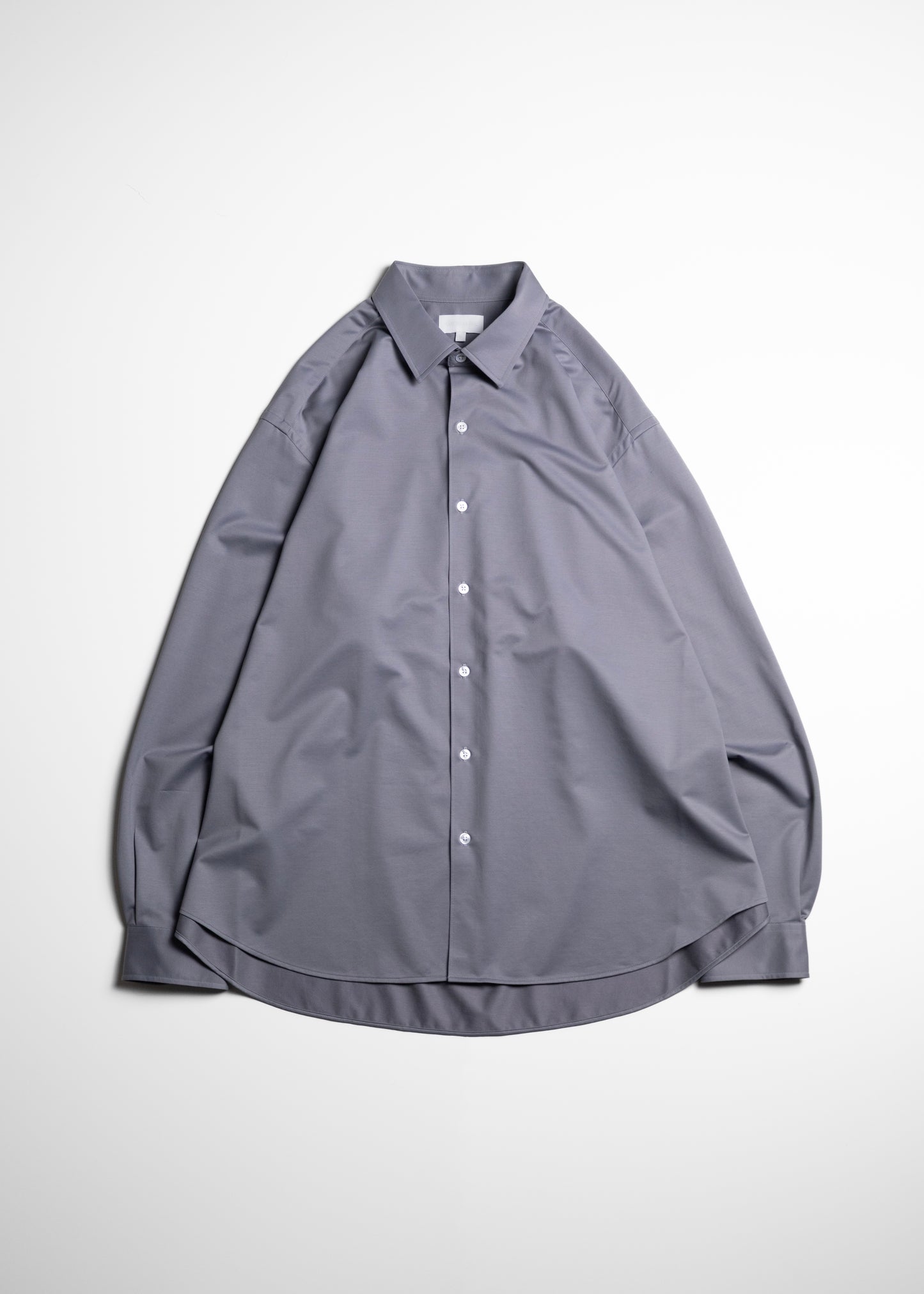 KANEMASA PHIL. 46G Atmosphere Shirt シャツ 正面 GREY