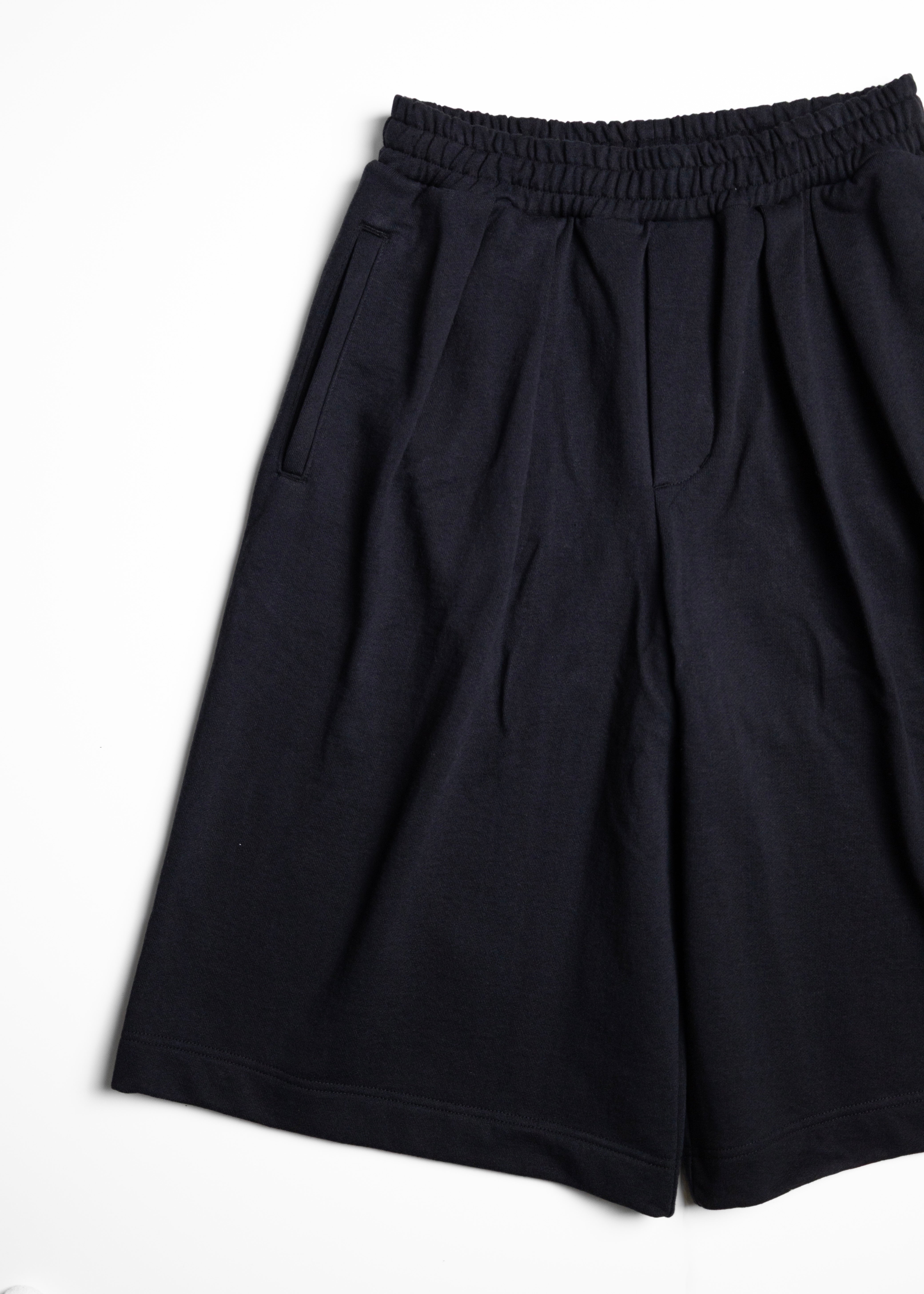 ROTOL（ロトル）Double Tuck Hakama Sweat Shorts – process
