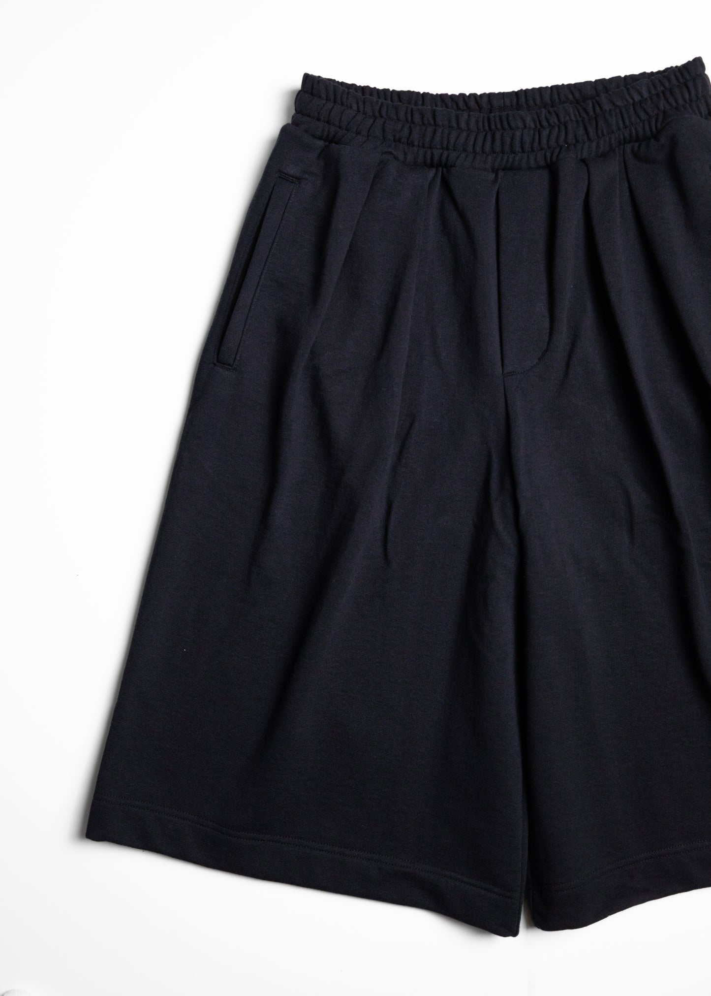 [ROTOL] Double Tuck Hakama Sweat Shorts
