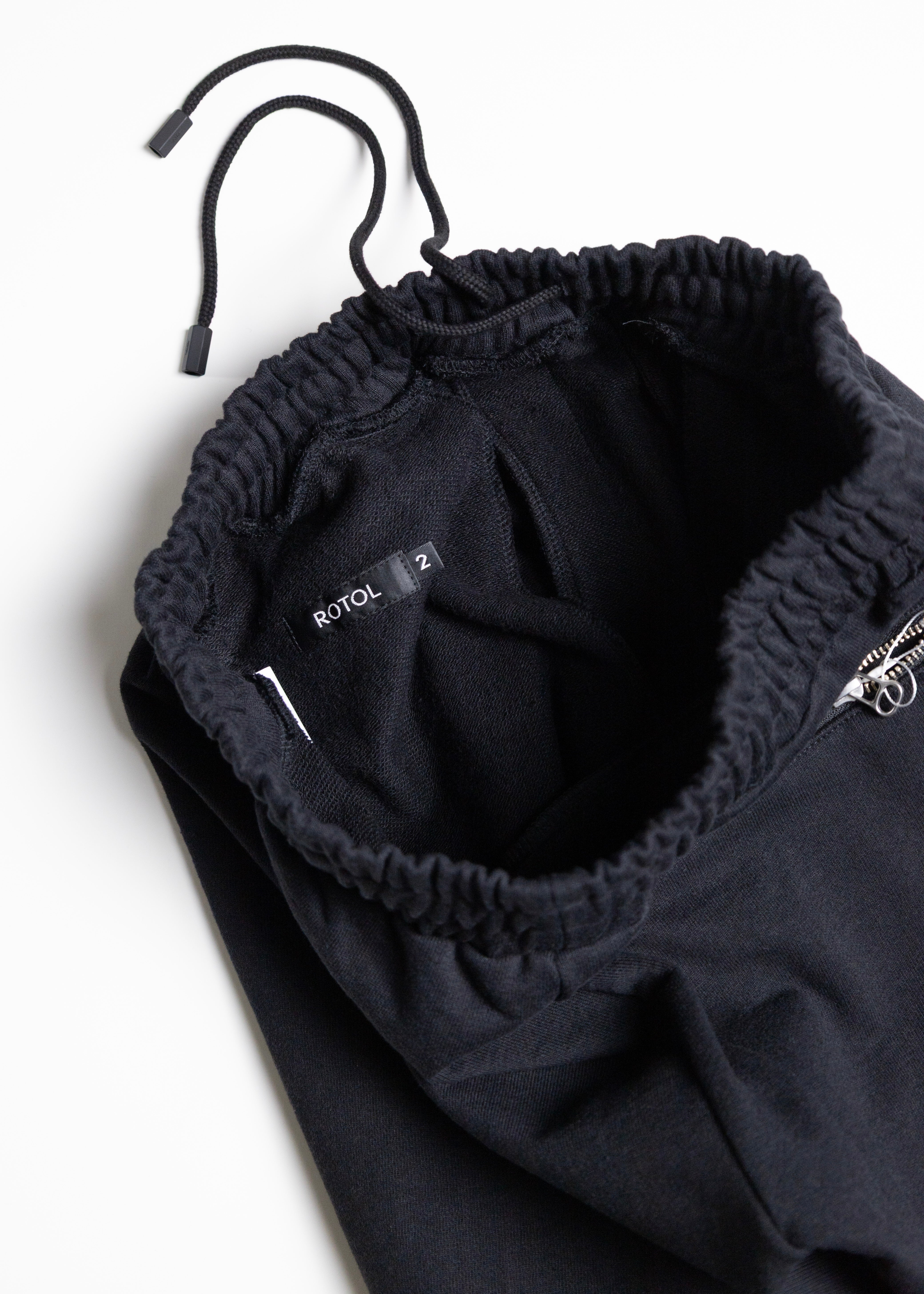 ROTOL（ロトル）Double Tuck Hakama Sweat Shorts – process