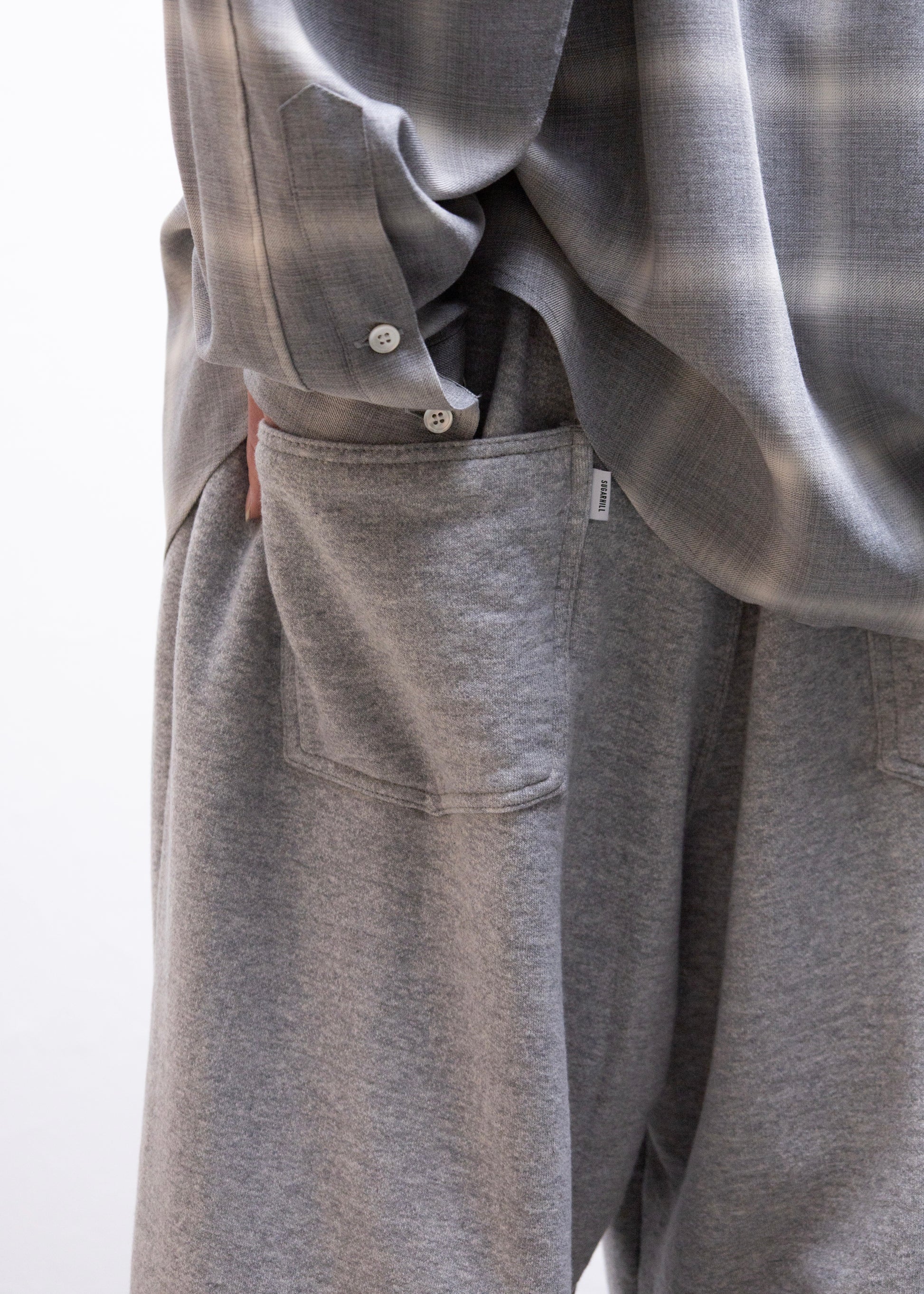 SUGARHILL SWEAT PANTS スウェットパンツ 背面 後ろポケット 着用 175cm SIZE2