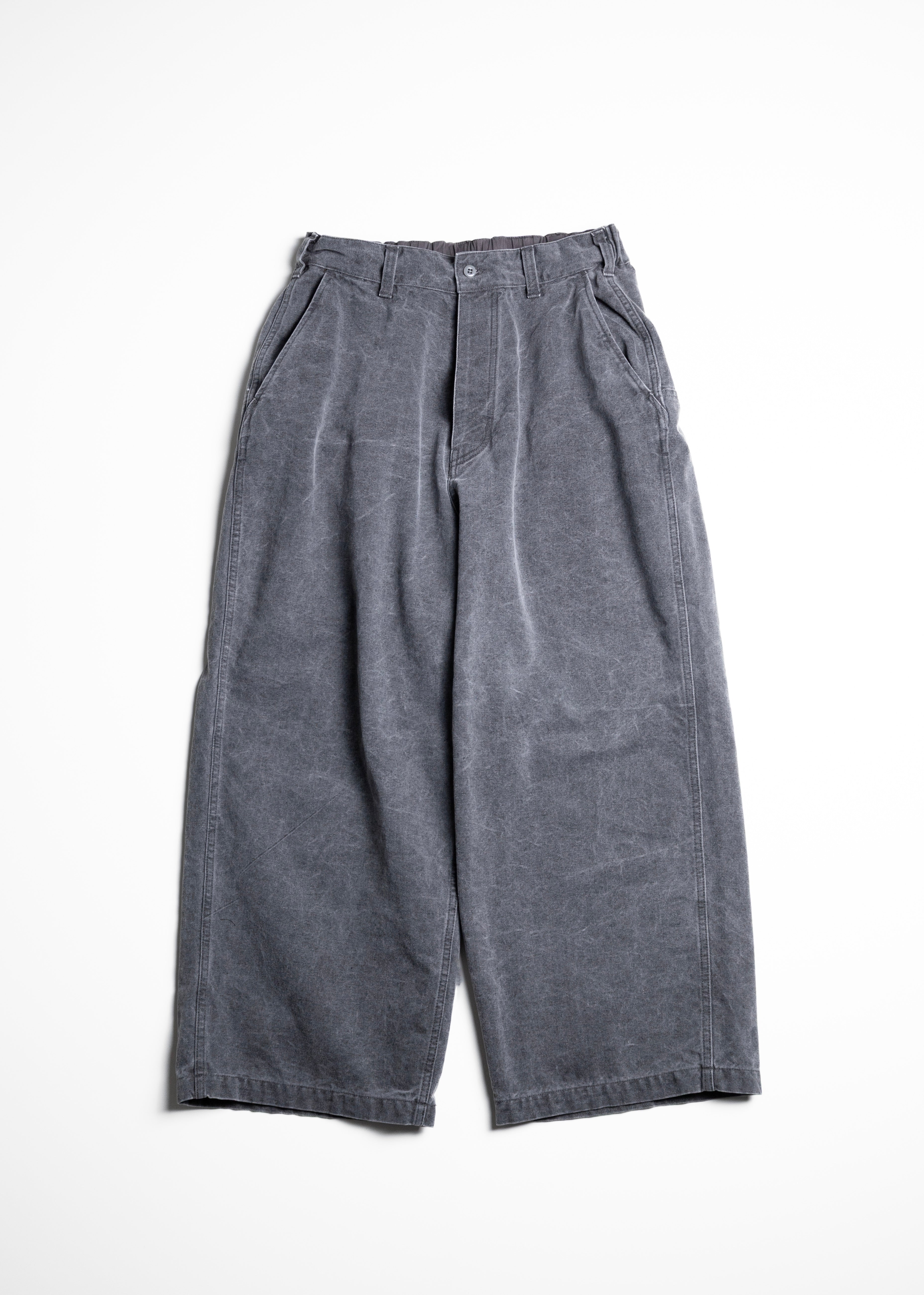 refomed（リフォメッド）FRESH MAN DUCK WIDE PANTS – process