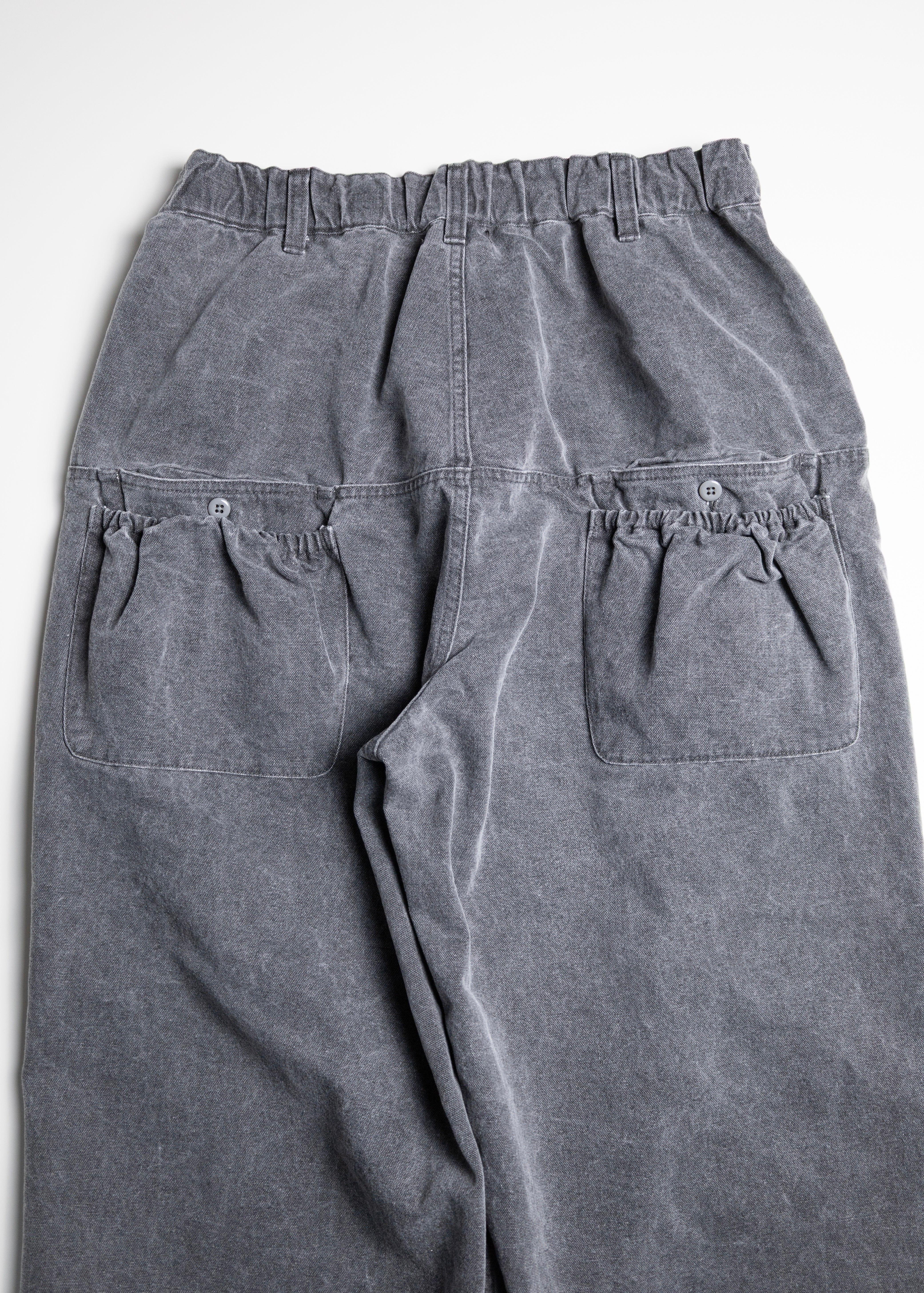 refomed（リフォメッド）FRESH MAN DUCK WIDE PANTS – process