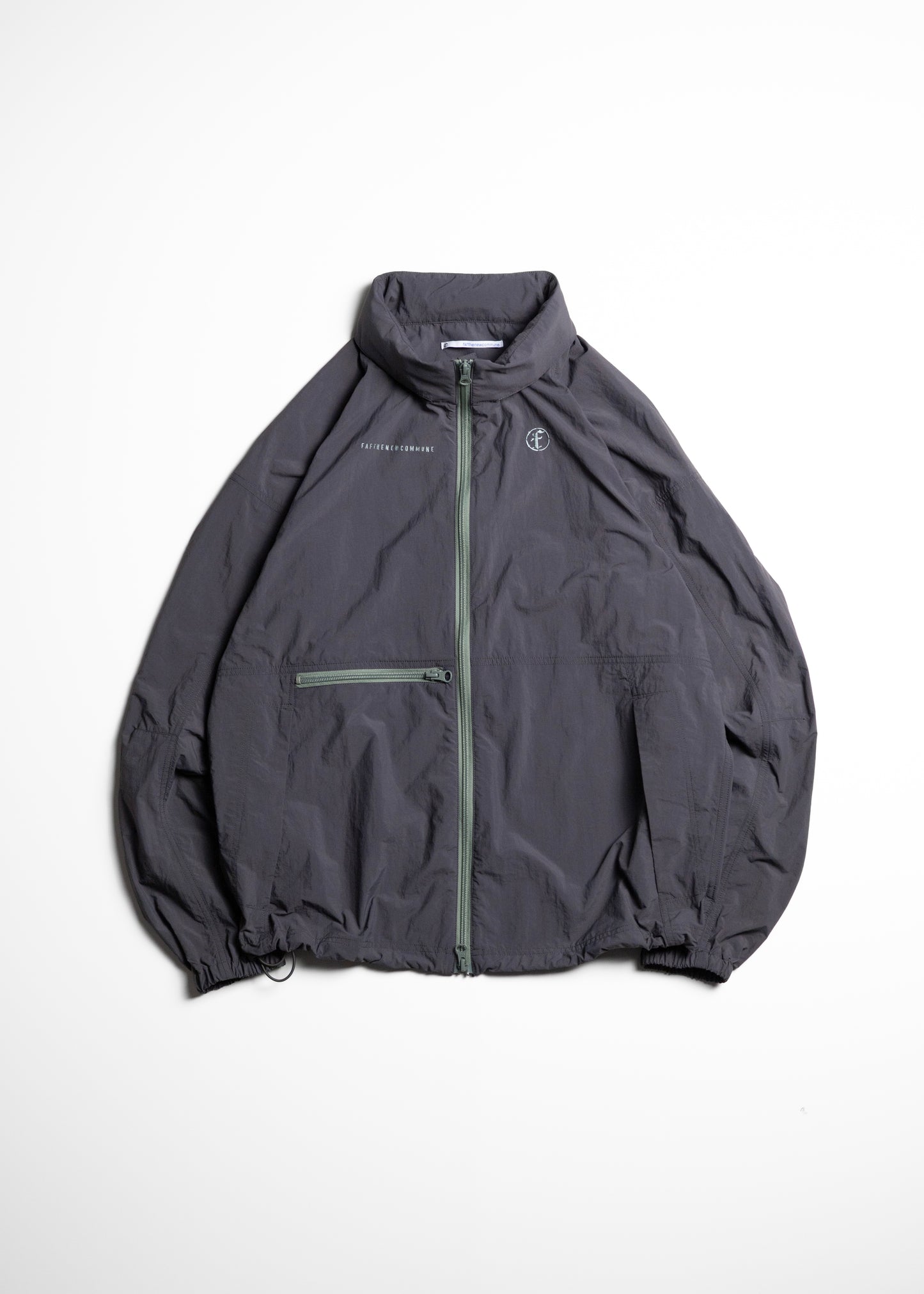 FAF Nylon Blouson ナイロンジャケット ブルゾン 正面 BLACK