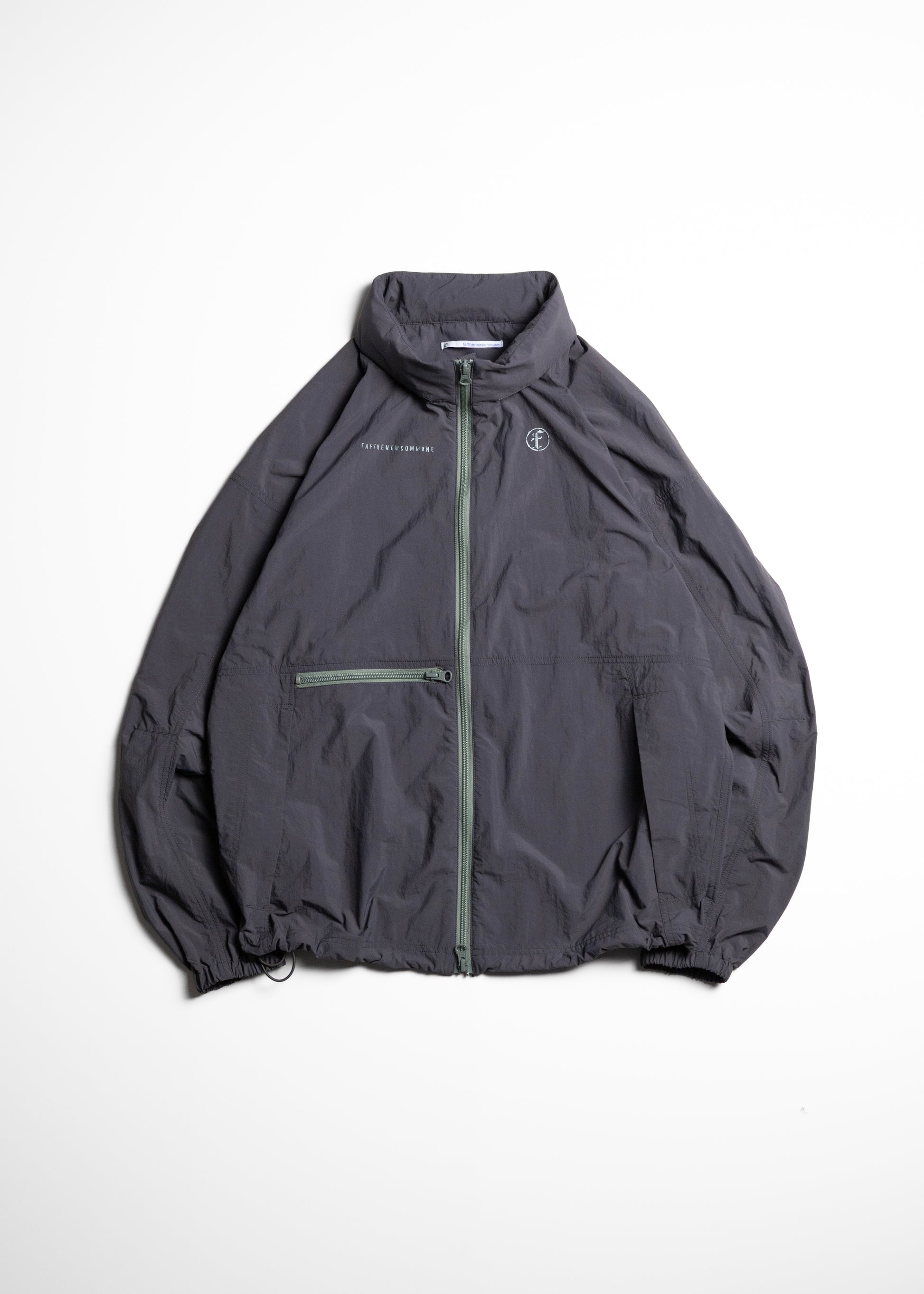 FAF Nylon Blouson ナイロンジャケット ブルゾン 正面 BLACK