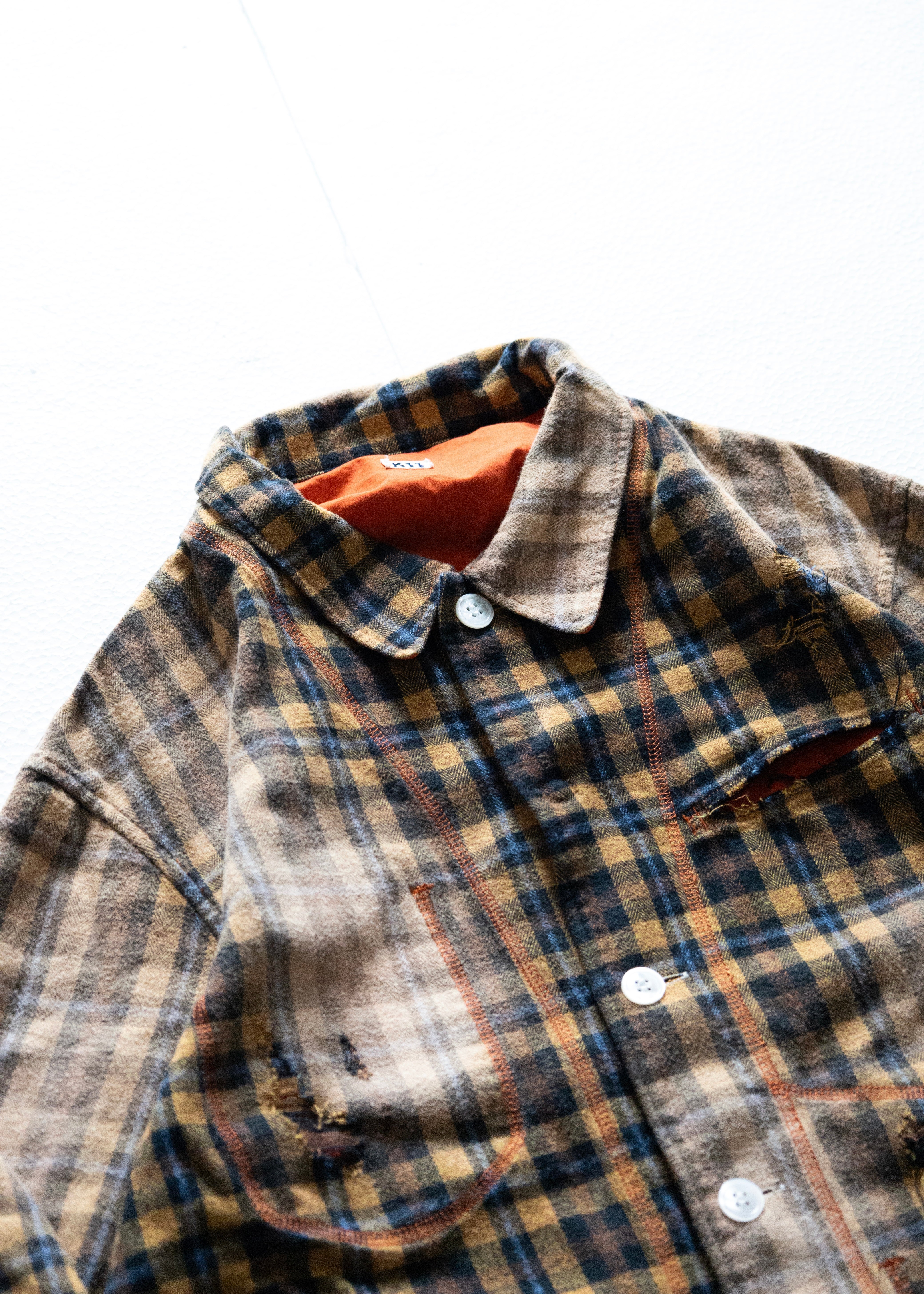 通販] KHOKI（コッキ）Vintage finished reversible shirt – process