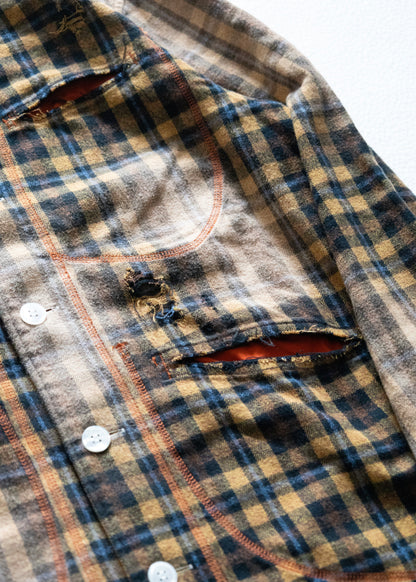 [KHOKI] Vintage finished reversible shirt