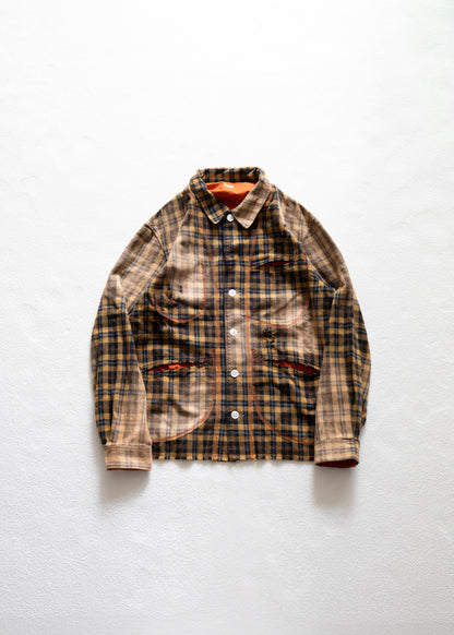 [KHOKI] Vintage finished reversible shirt