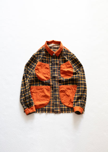 [KHOKI] Vintage finished reversible shirt