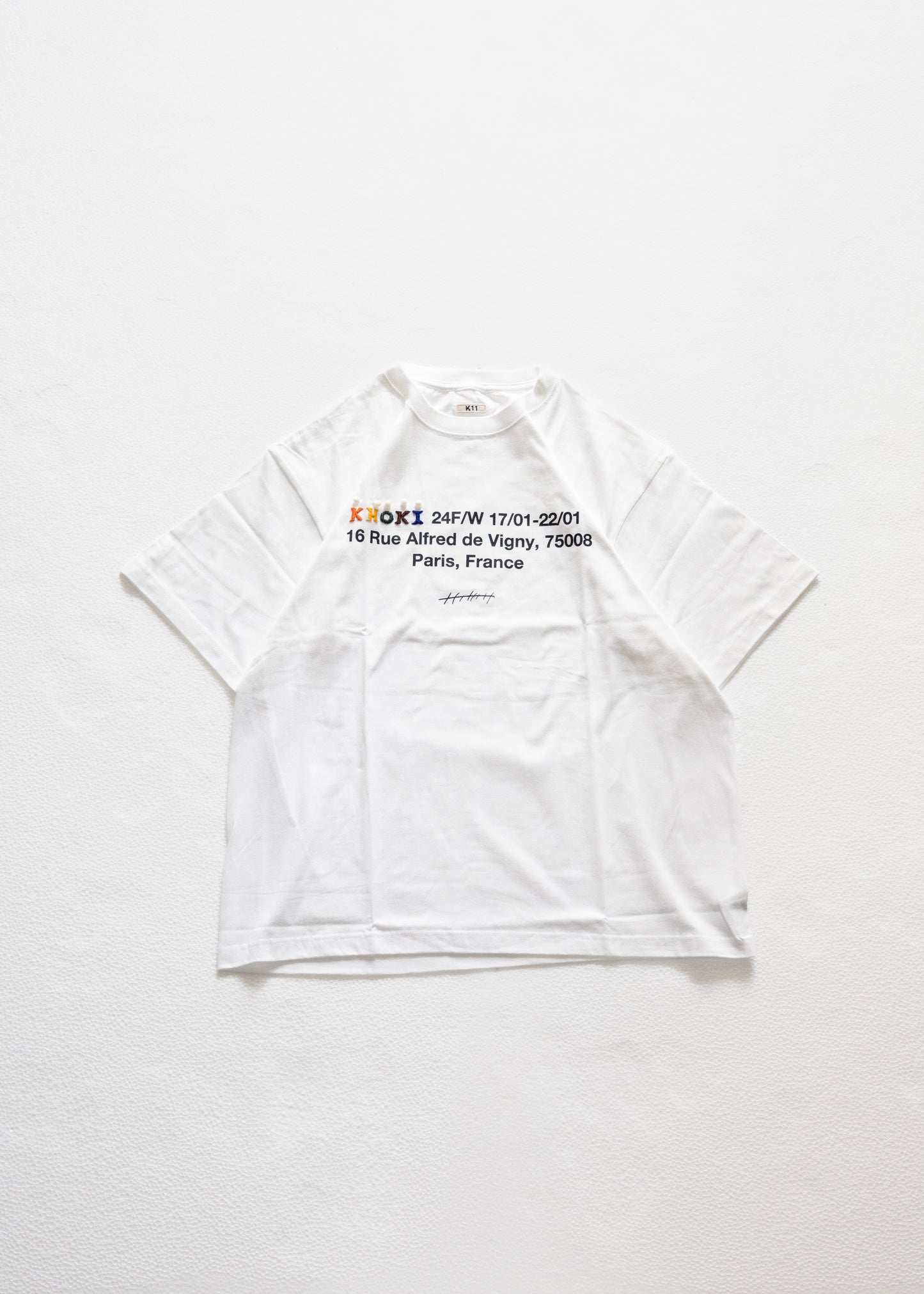 [KHOKI] STAFF T-shirt 24FW