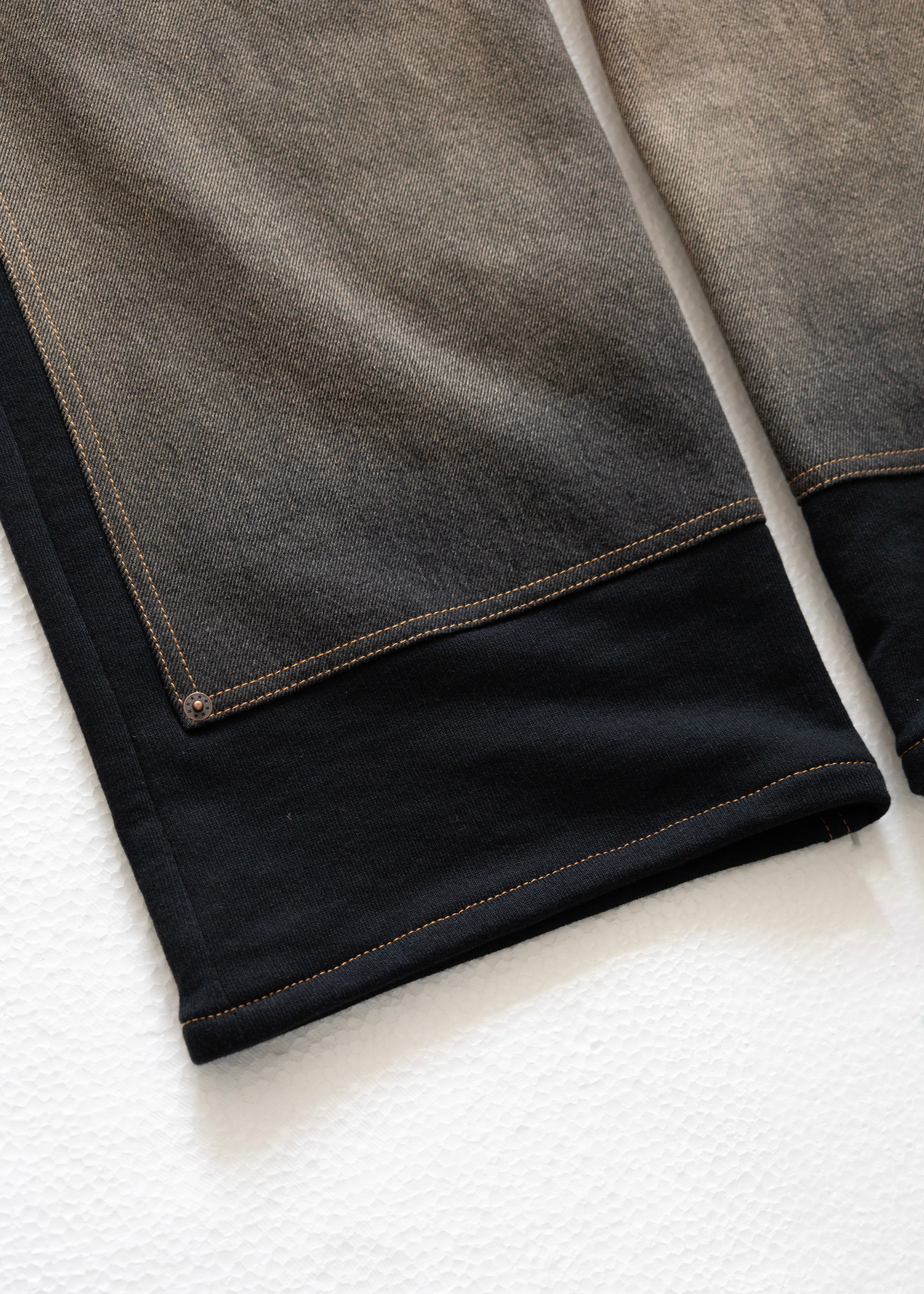 KHOKI（コッキ） Denim patched sweat pants - 通販 – process