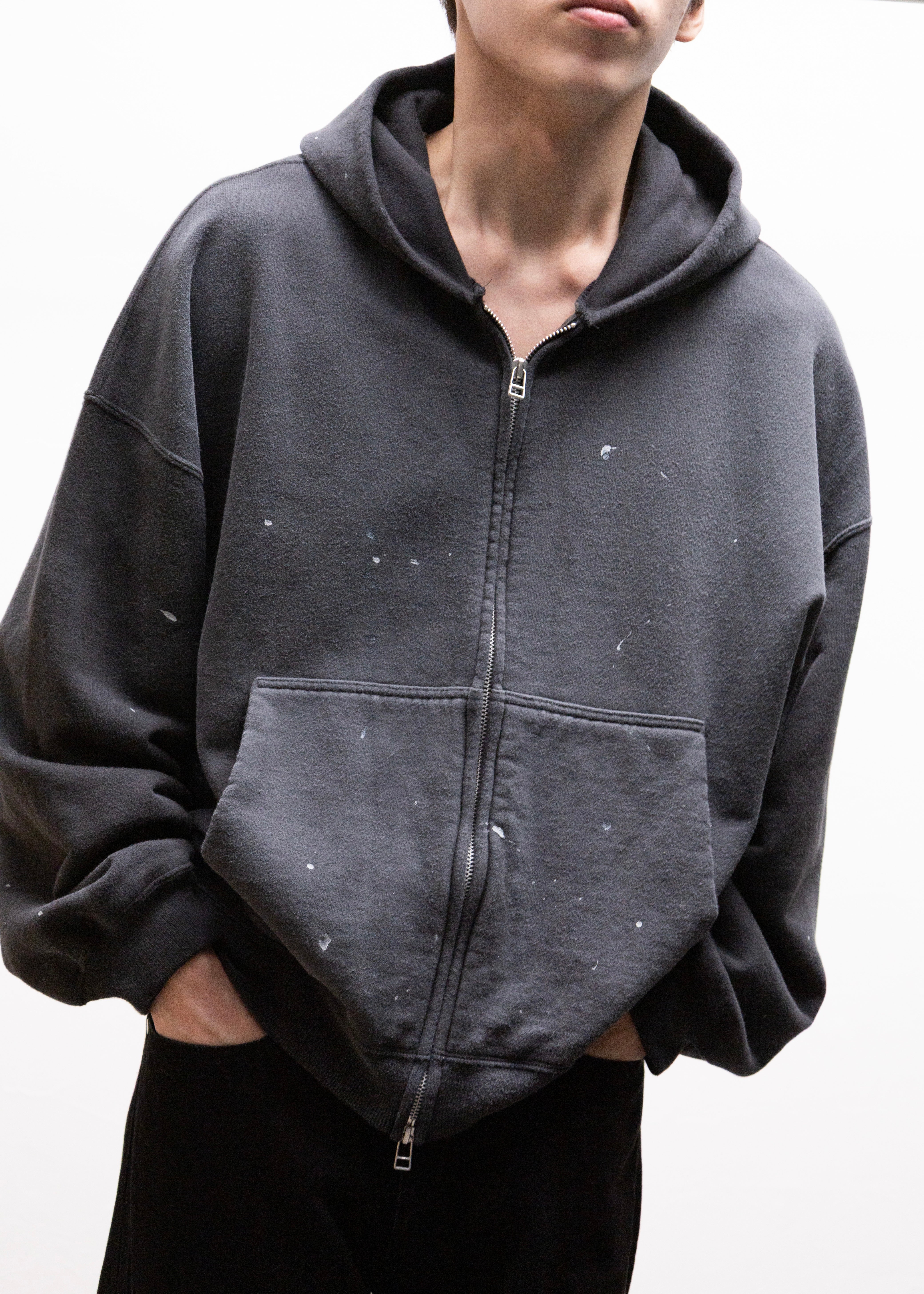 refomed（リフォメッド）FRESH MAN ZIPUP HOODIE – process