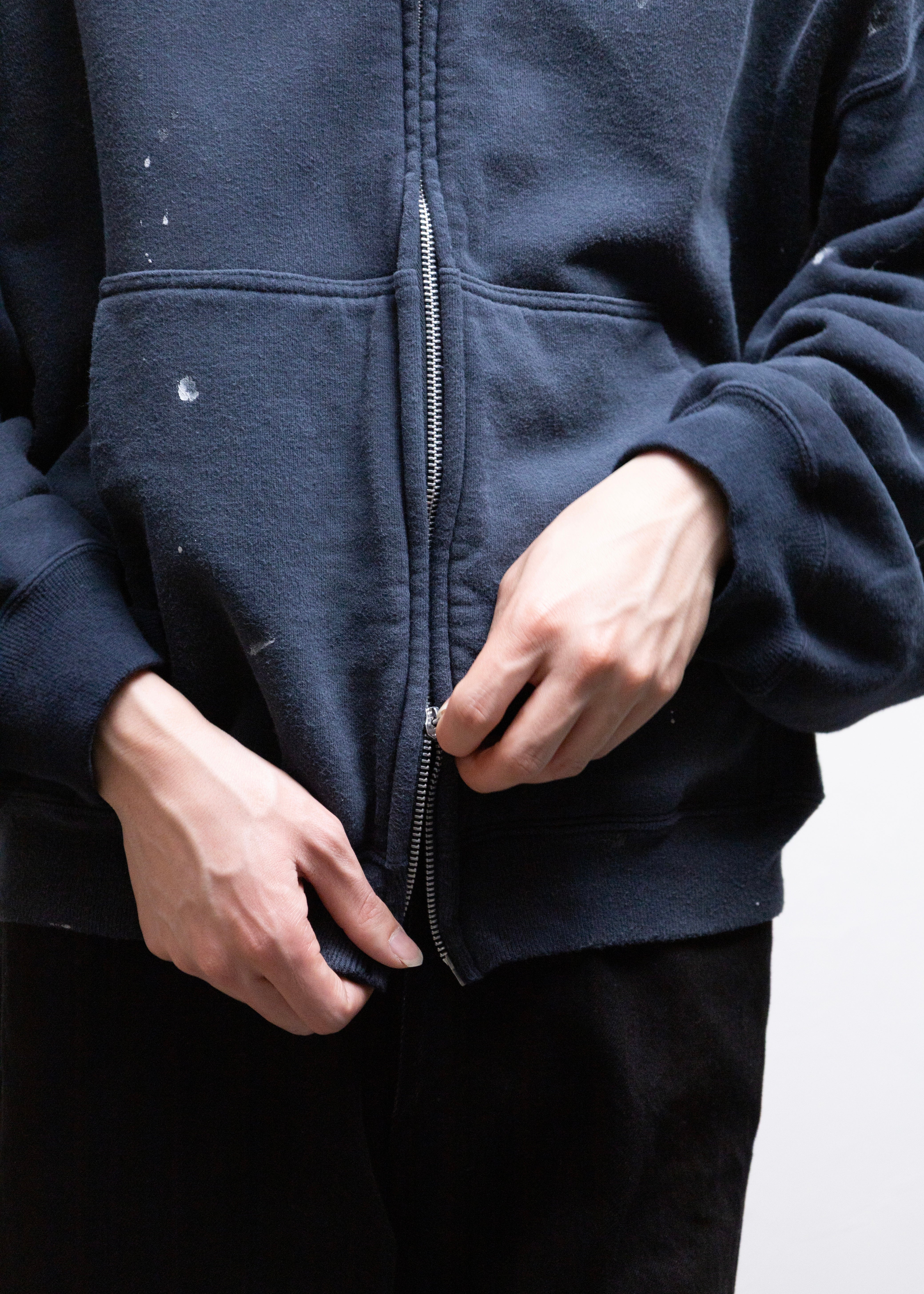 refomed（リフォメッド）FRESH MAN ZIPUP HOODIE – process
