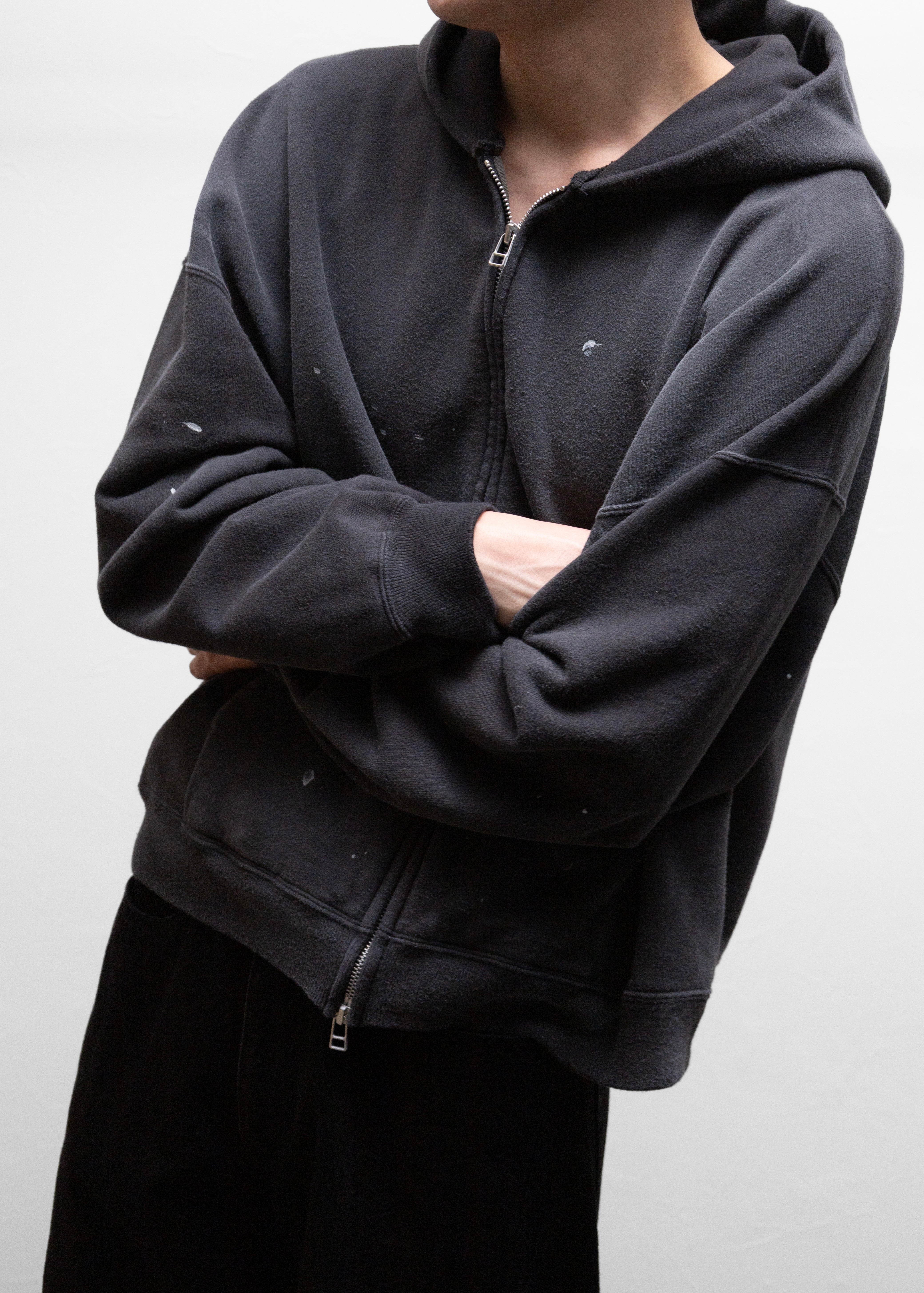 refomed（リフォメッド）FRESH MAN ZIPUP HOODIE – process