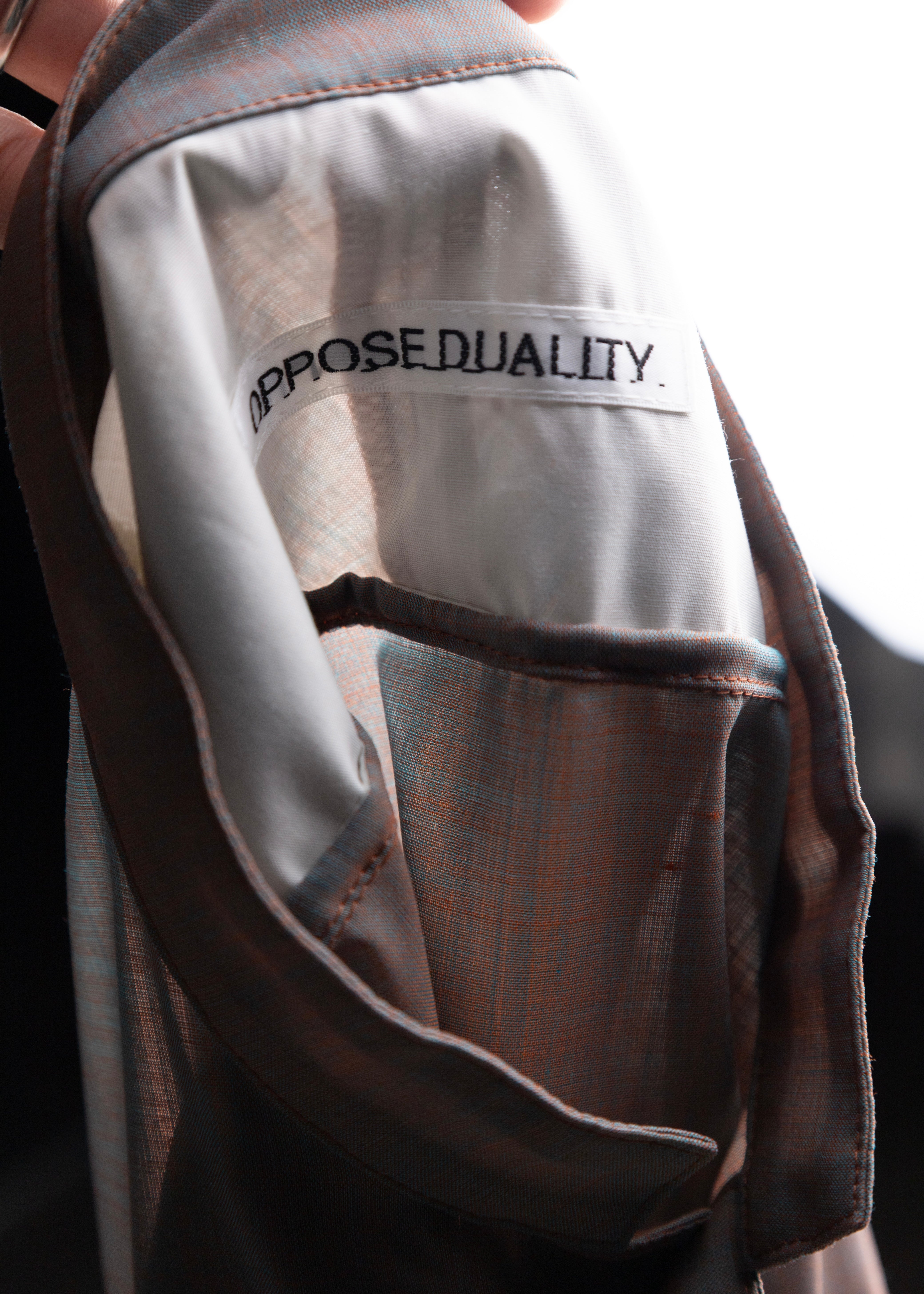 OPPOSE DUALITY（オポーズデュアリティー）Chambray Mackinaw Shirts