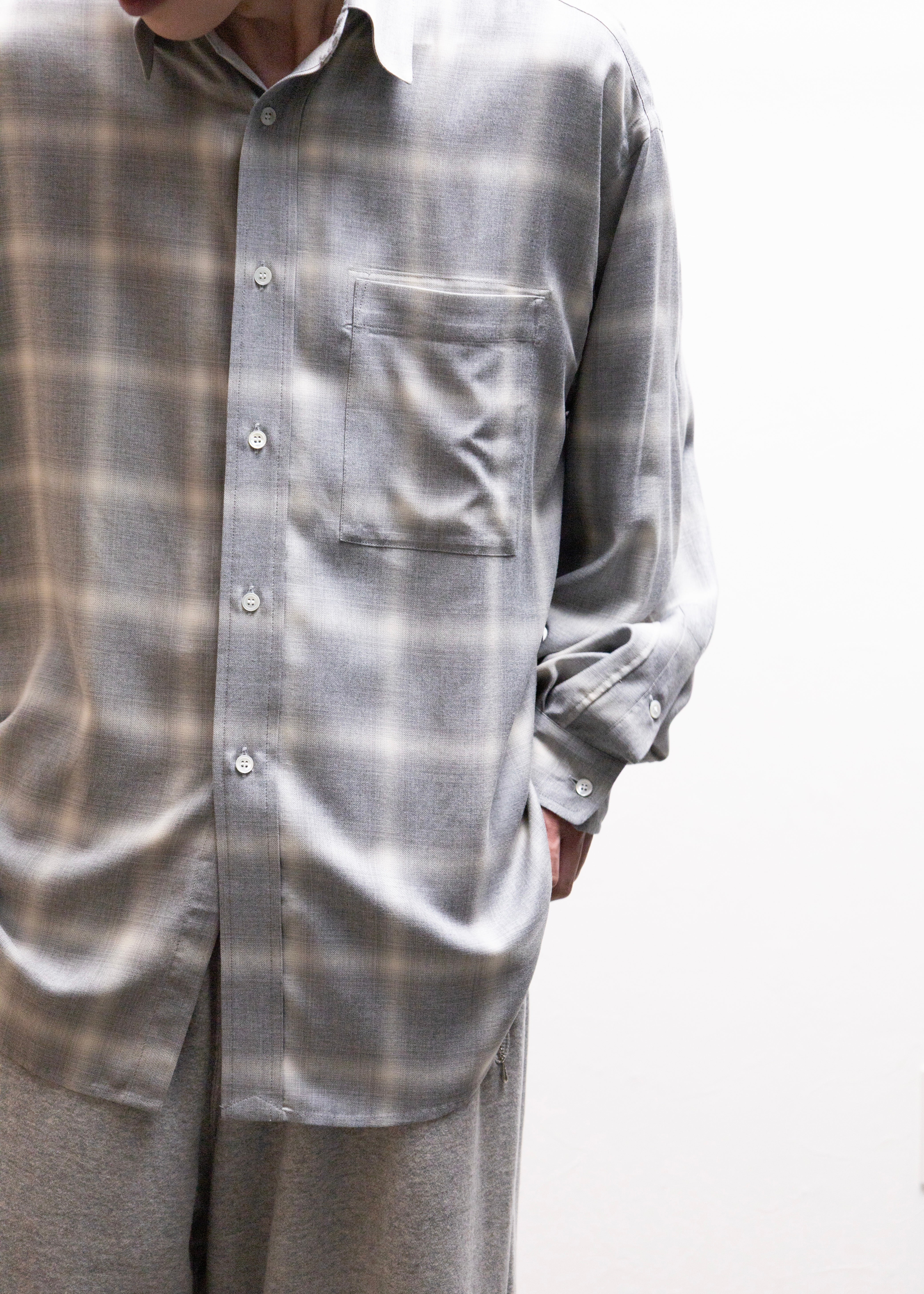 ROTOL（ロトル）Ombre Wide Shirt for process
