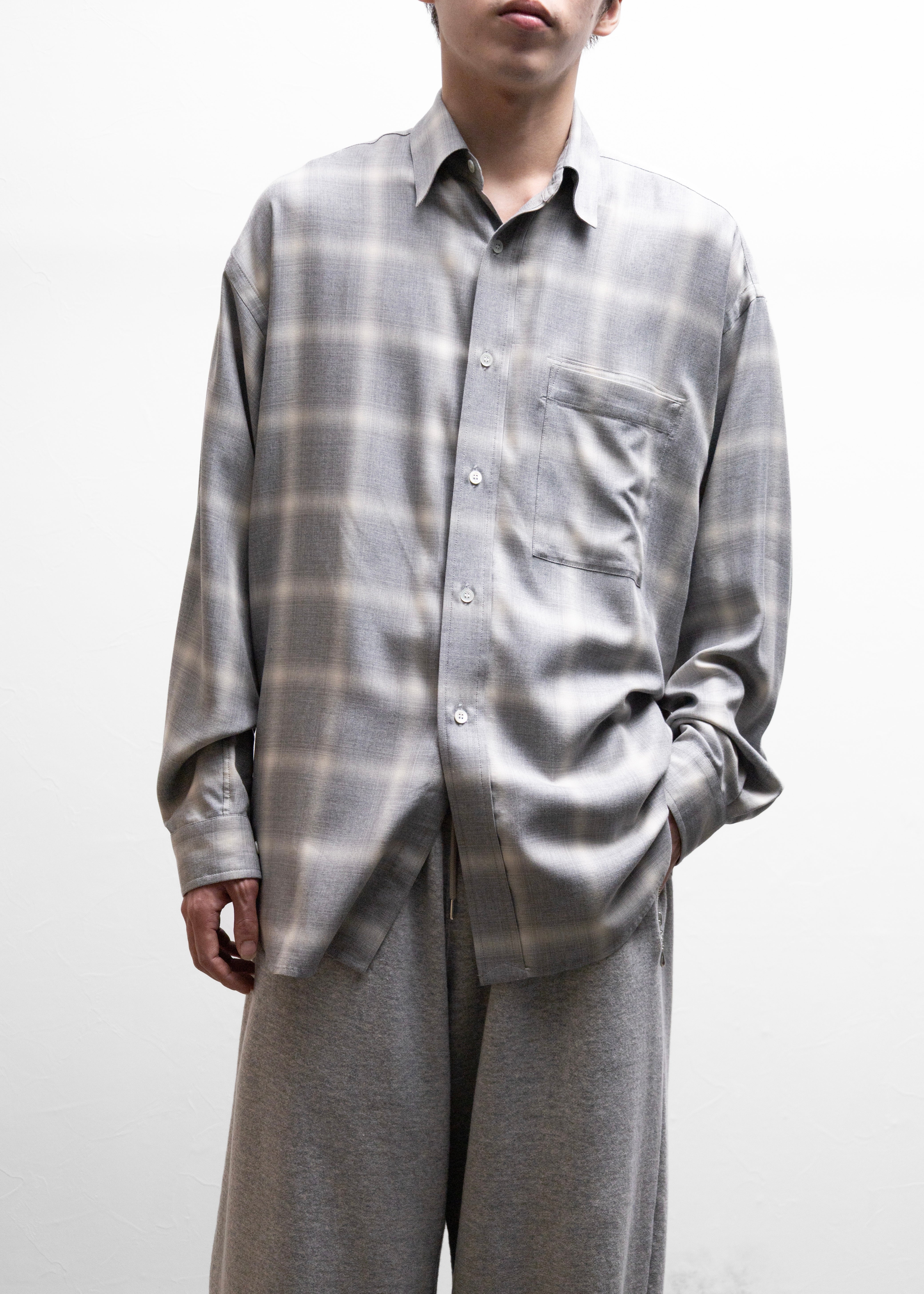 ROTOL（ロトル）Ombre Wide Shirt for process