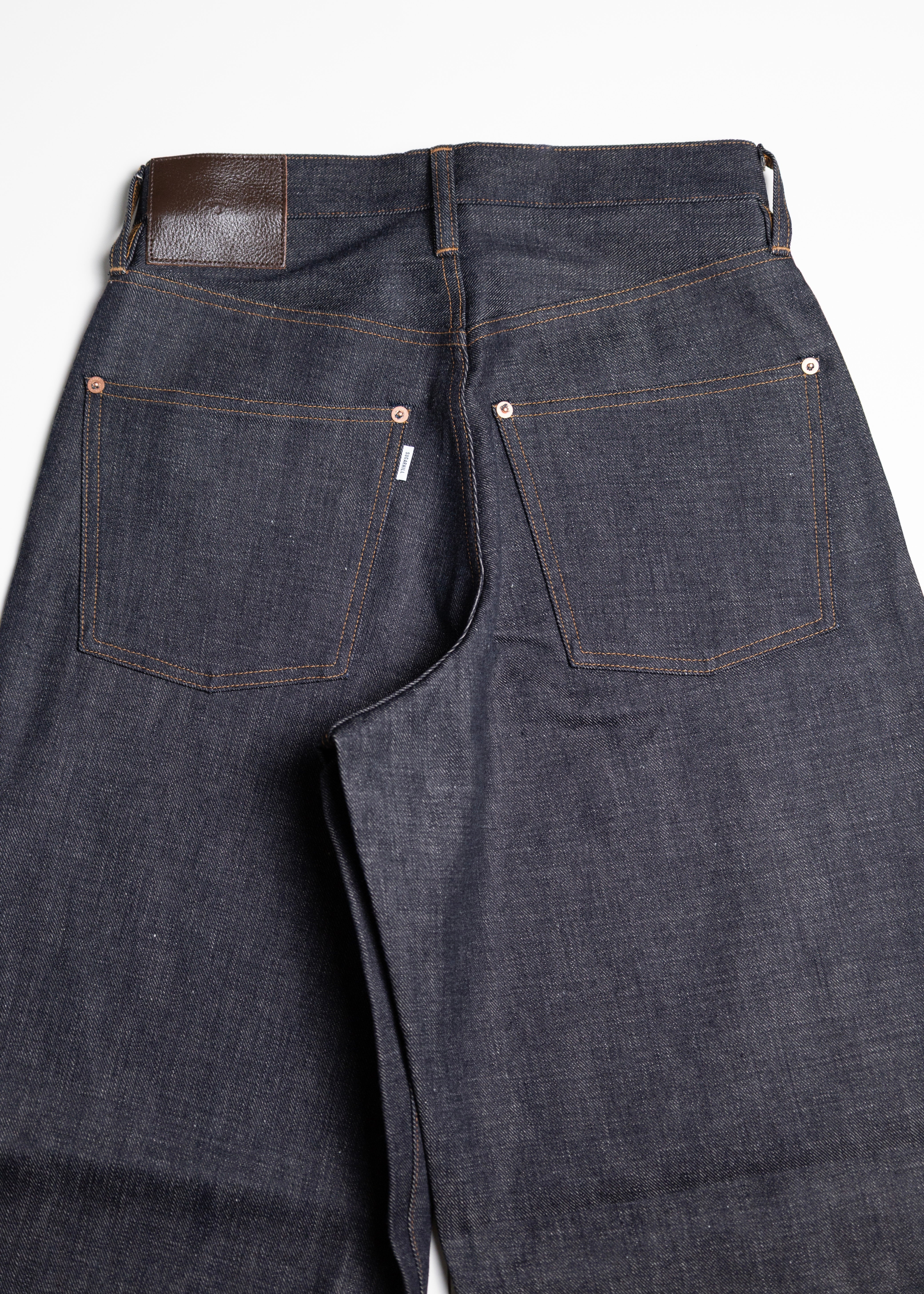 SUGARHILL（シュガーヒル）MODERN DENIM TROUSERS WIDE CUT – process