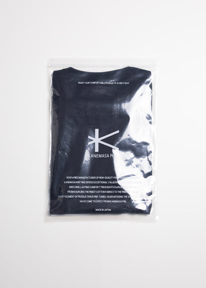 KANEMASA PHIL. 18G Wool Pack Tee Tシャツ ウール 正面