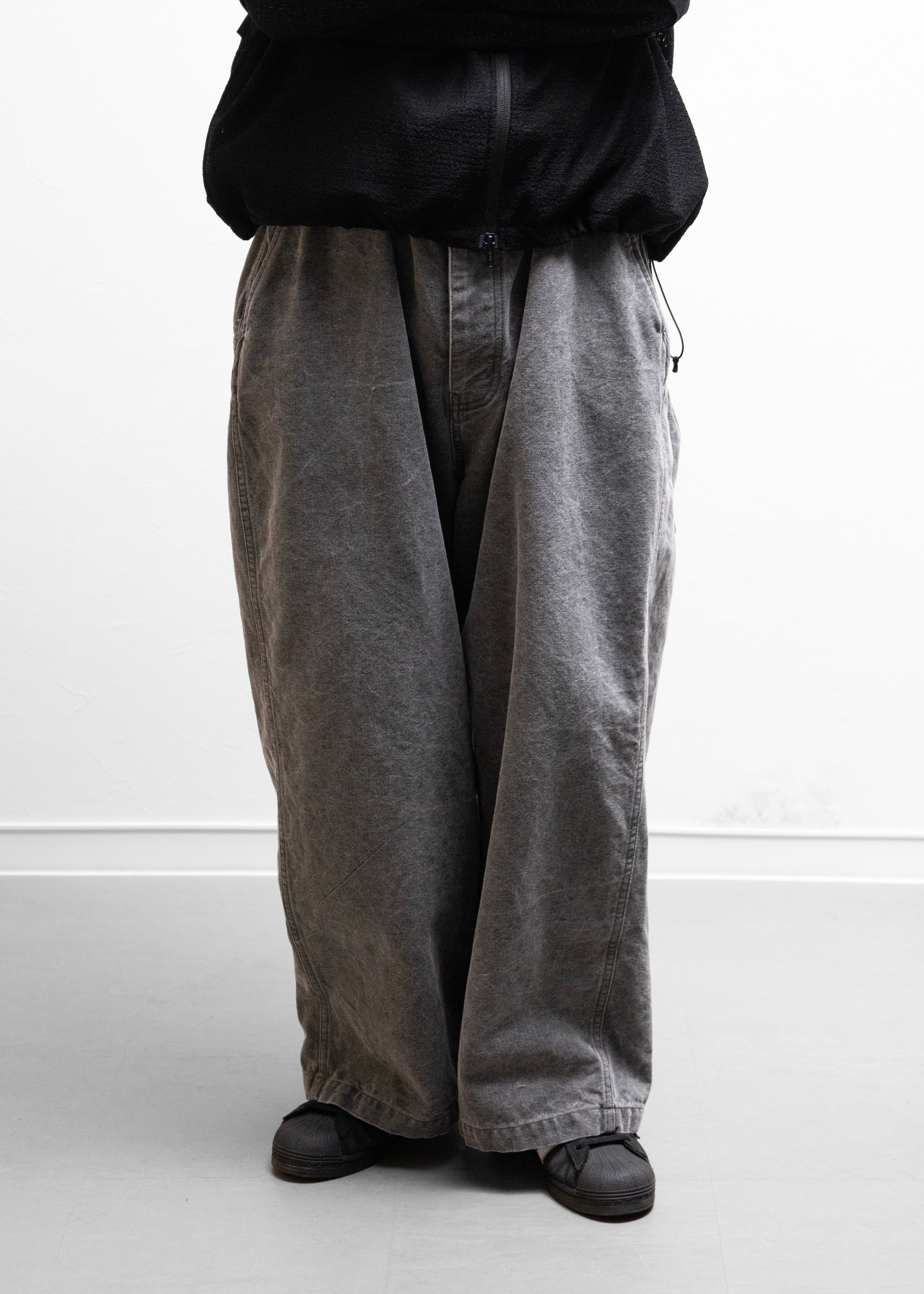 refomed（リフォメッド）FRESH MAN DUCK WIDE PANTS – process