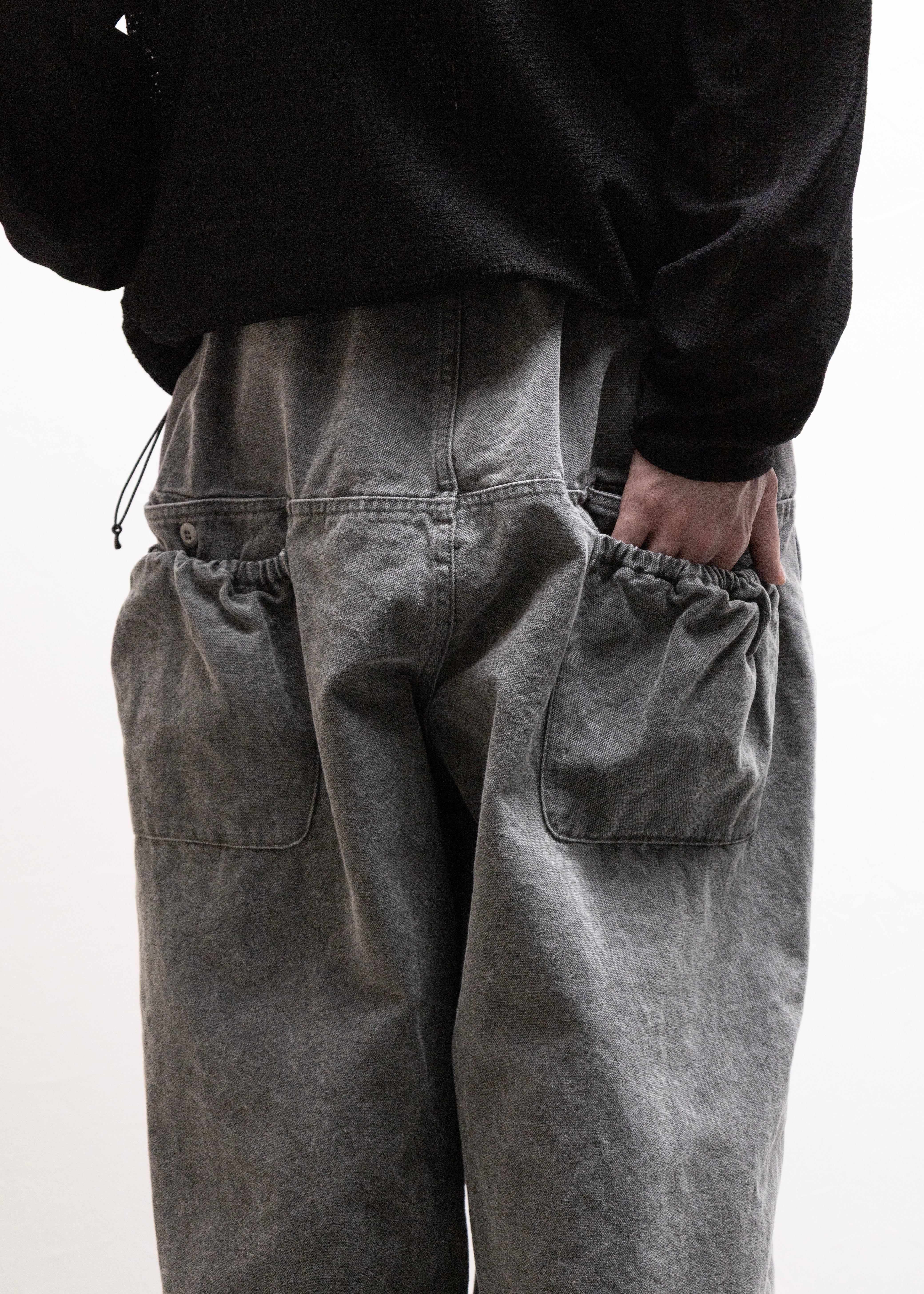 refomed（リフォメッド）FRESH MAN DUCK WIDE PANTS – process