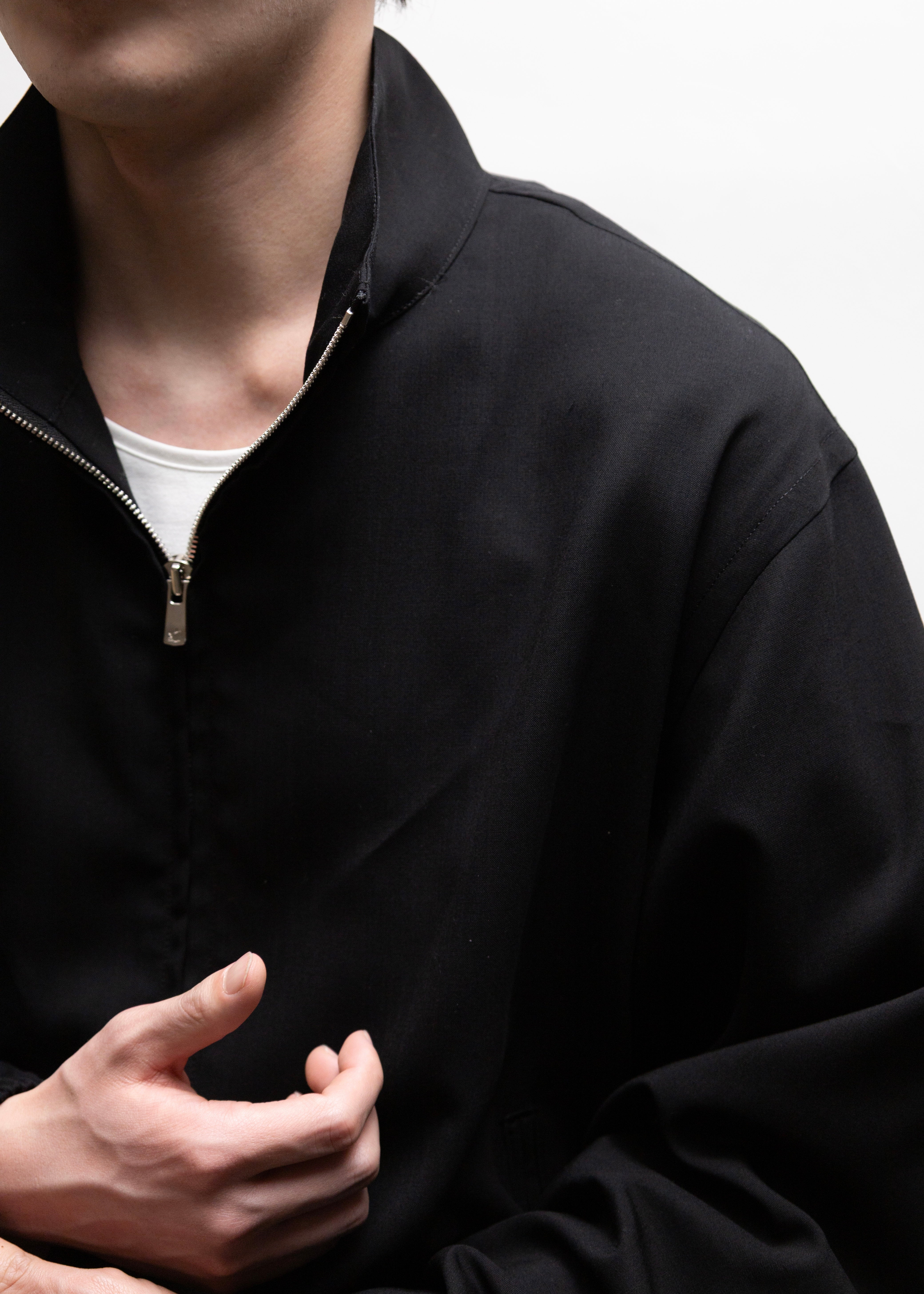 BISOWN（ビソウン）Super120's WO ZIPUP BLOUSON – process