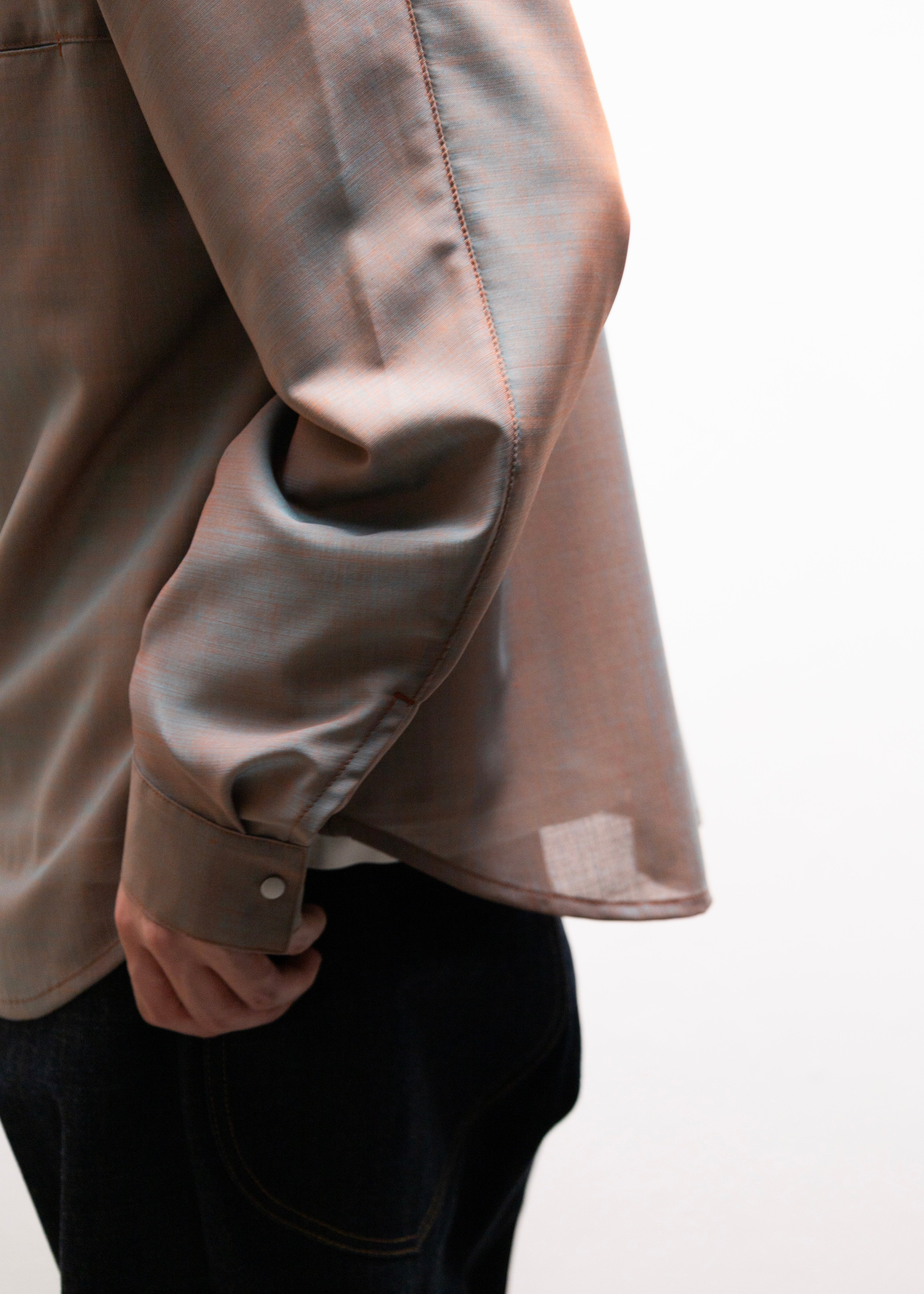 OPPOSE DUALITY（オポーズデュアリティー）Chambray Mackinaw Shirts