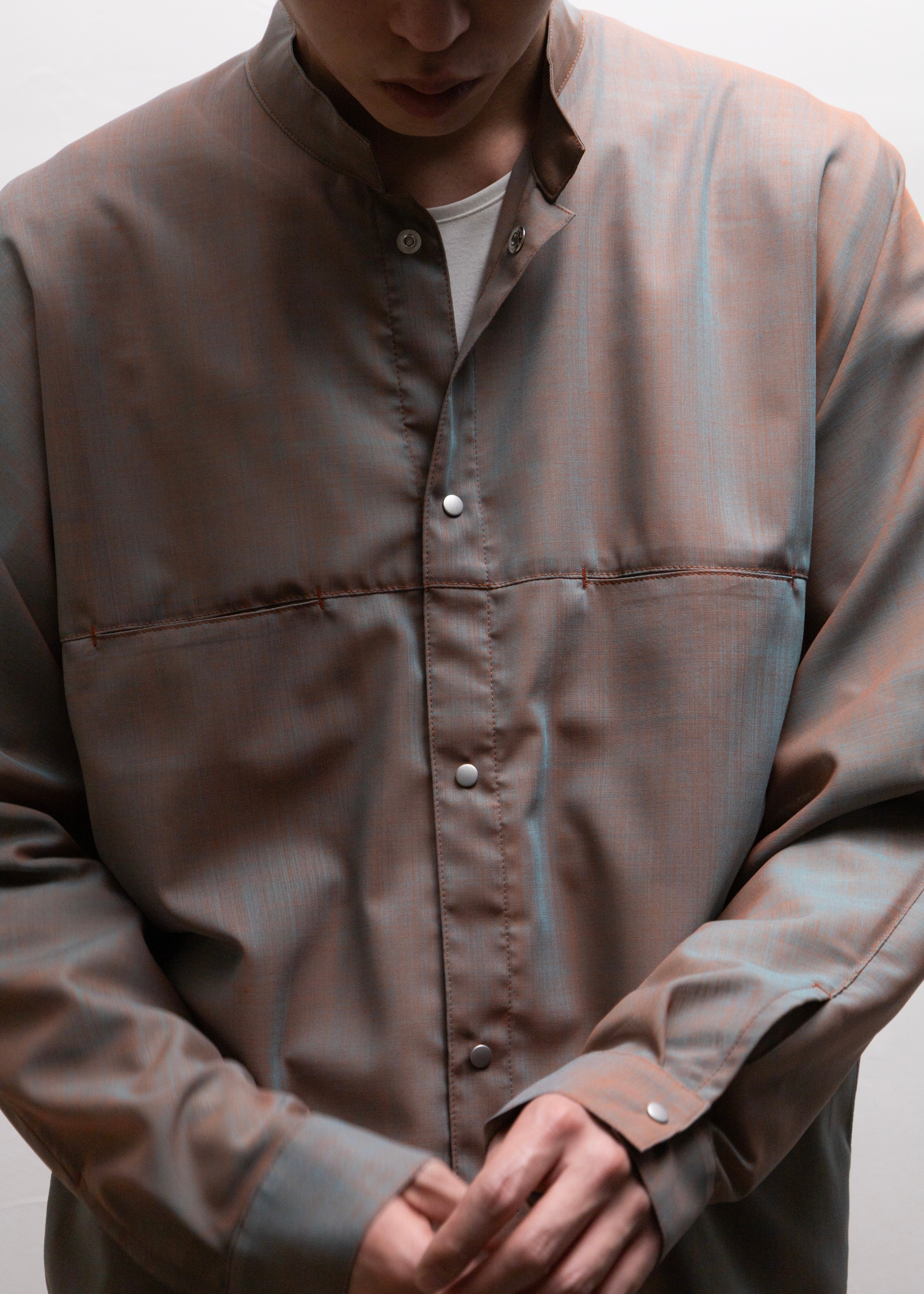 OPPOSE DUALITY（オポーズデュアリティー）Chambray Mackinaw Shirts